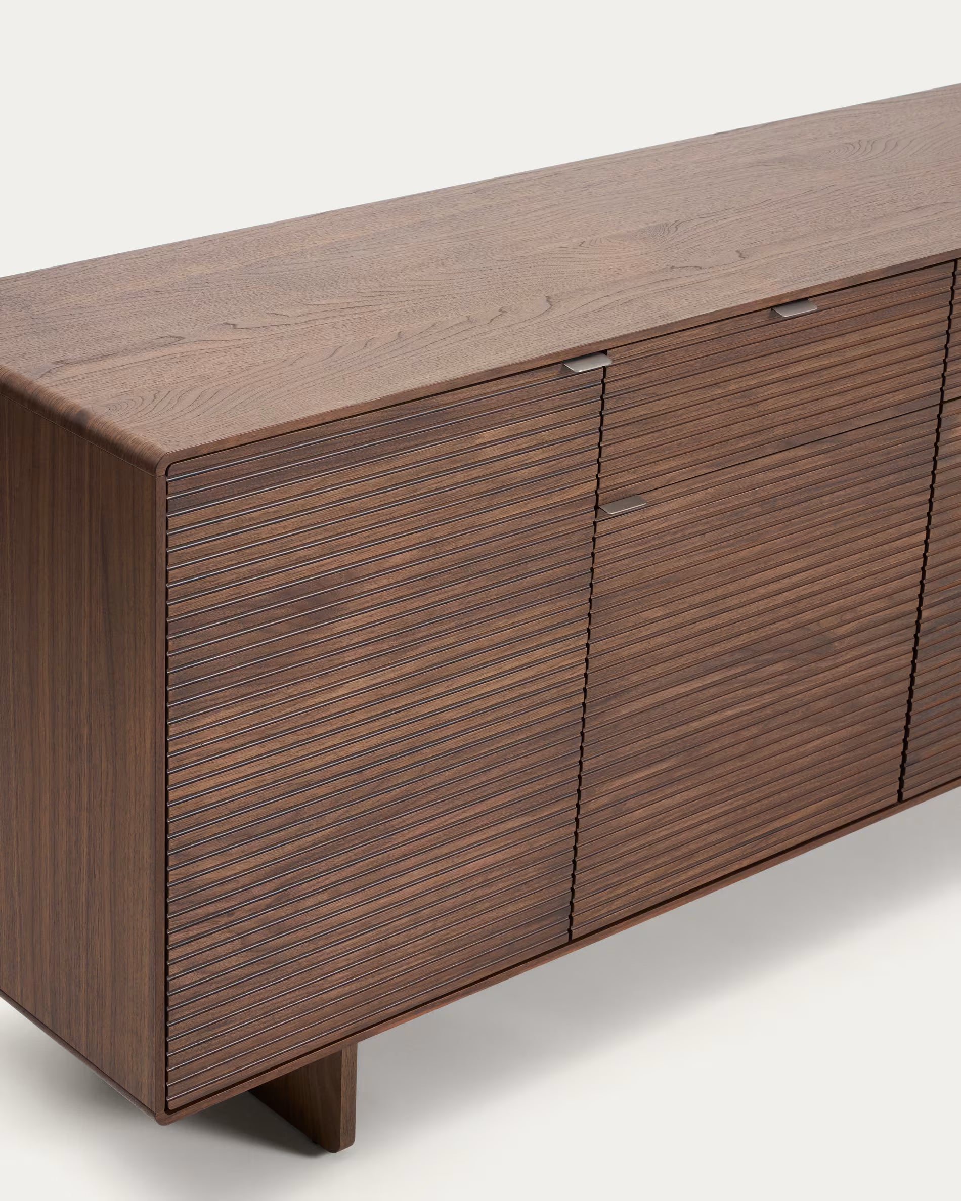 Kommode NORLEN dunkelbraun Nussbaumfurnier