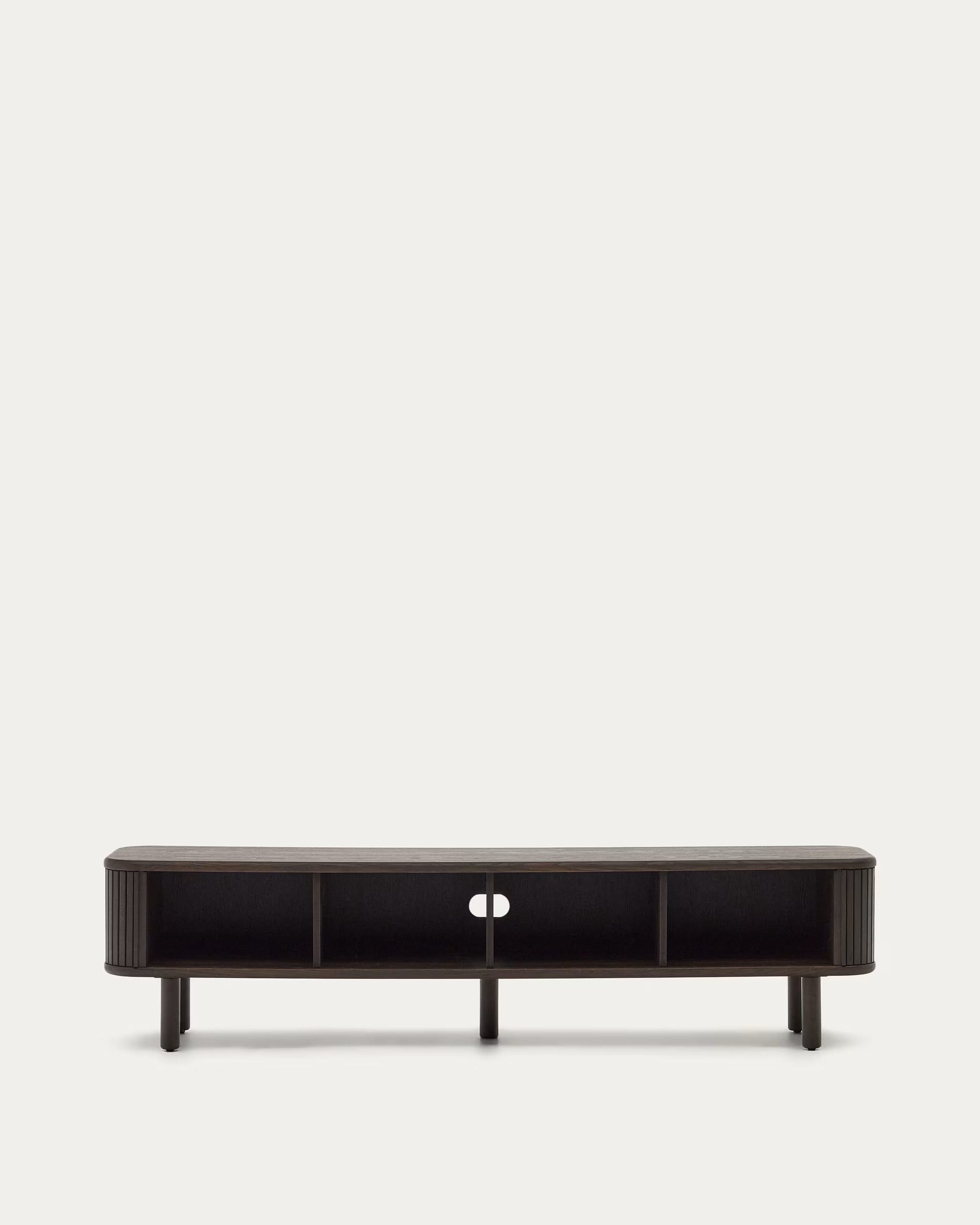 MAILEN dark ash veneer TV cabinet