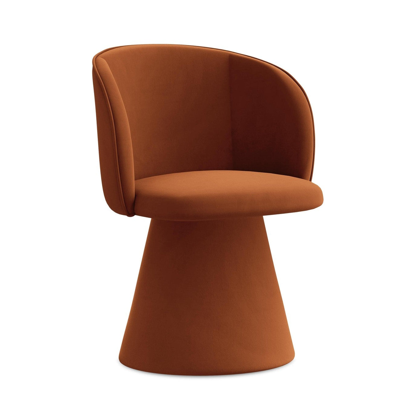 Samtstuhl MAIA Terrakotta