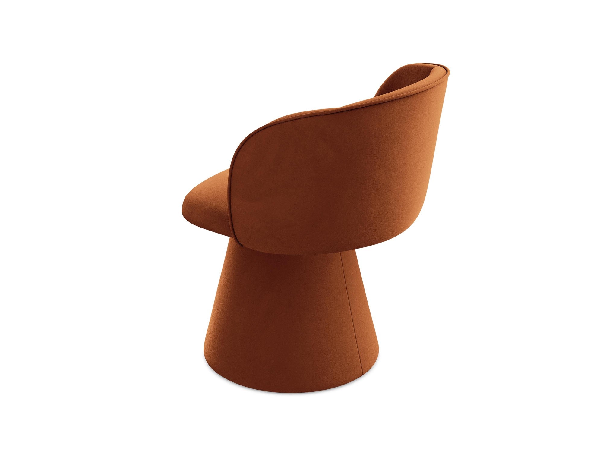 Samtstuhl MAIA Terrakotta