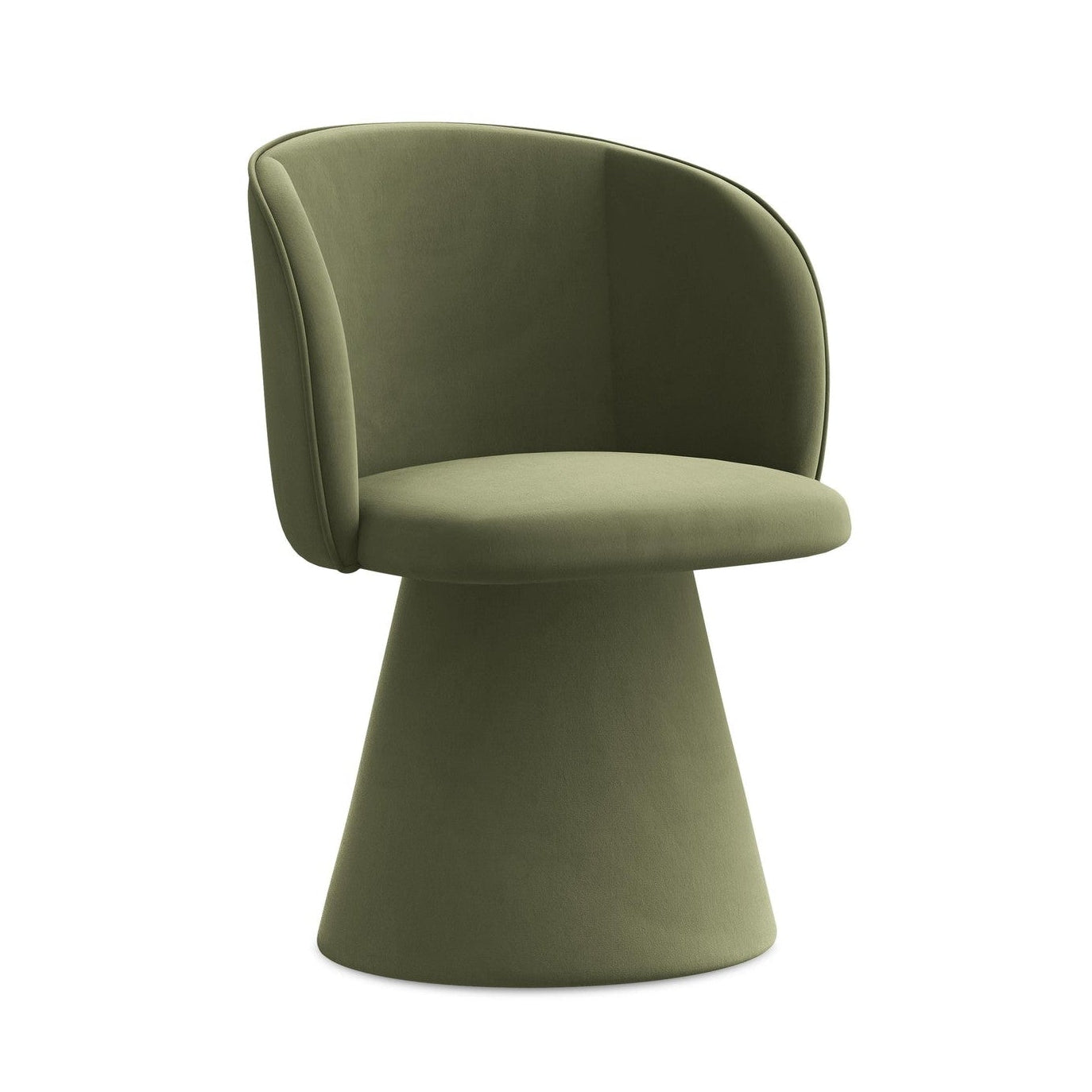 Velvet Chair MAIA Olive Green
