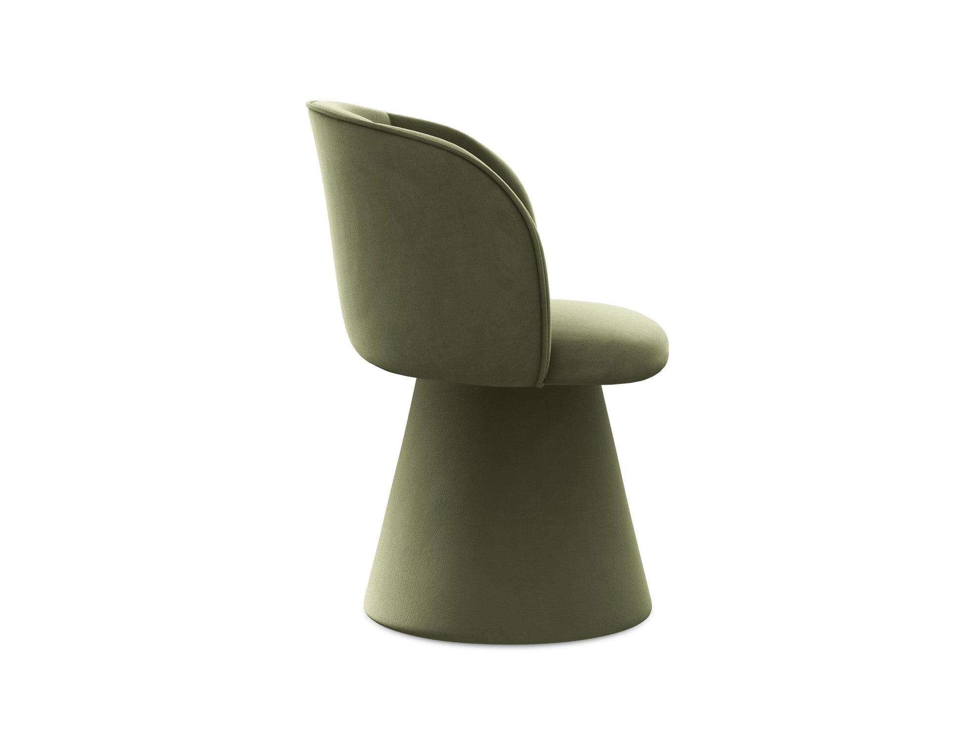 Velvet Chair MAIA Olive Green