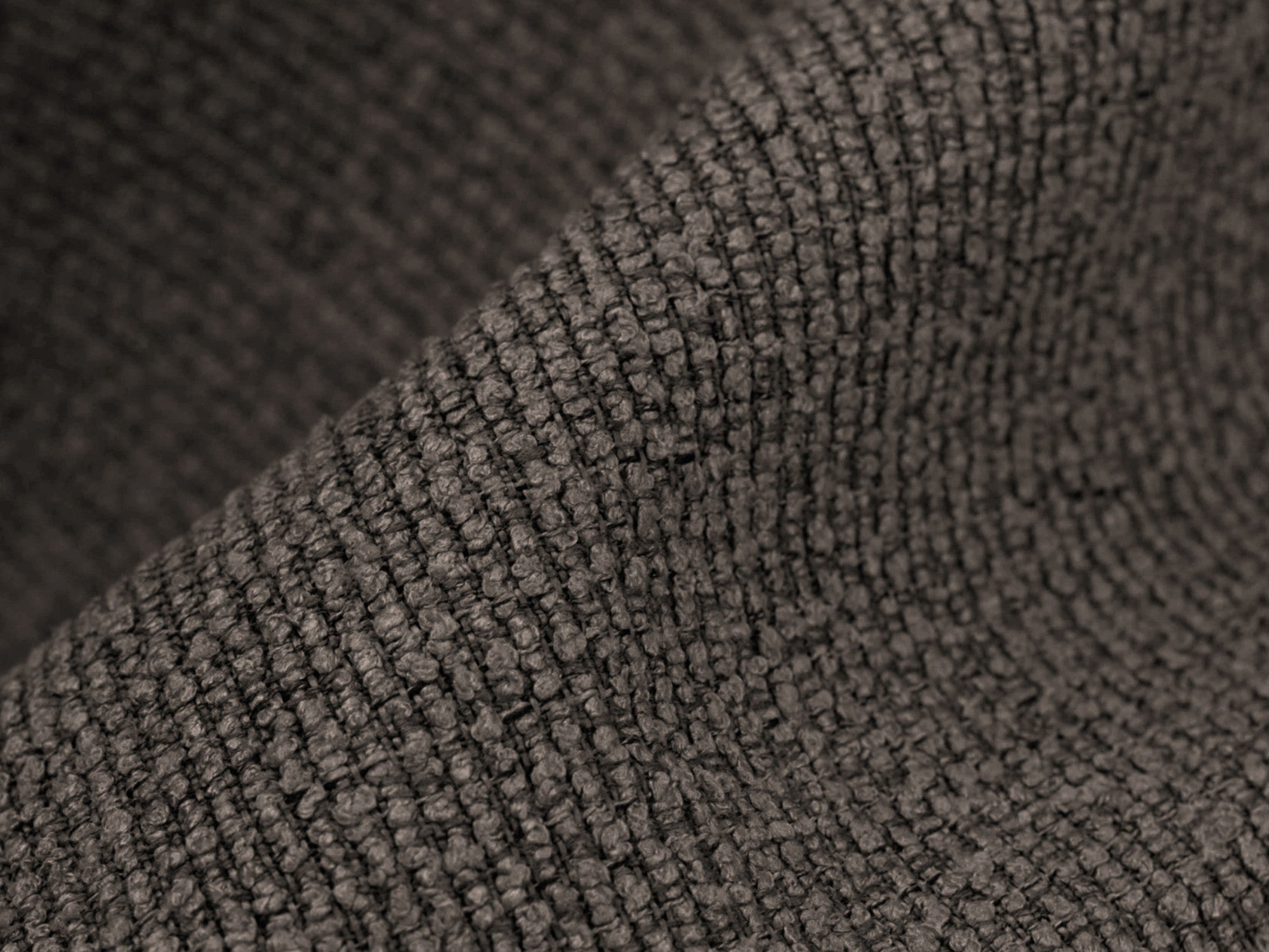 3-Seater Sofa MANAO Chocolate Boucle