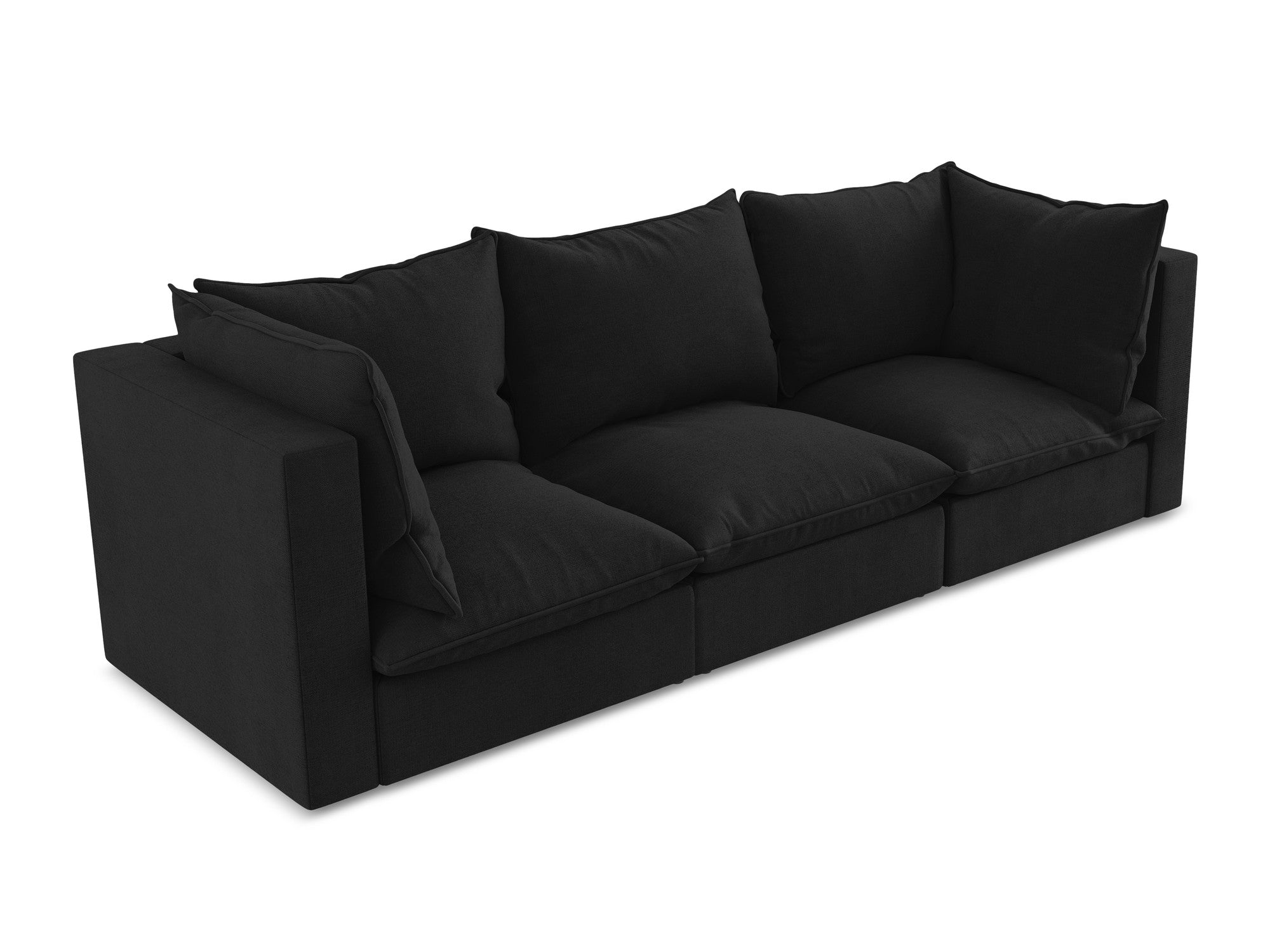 Sofa 3-Sitzer MANAO schwarz