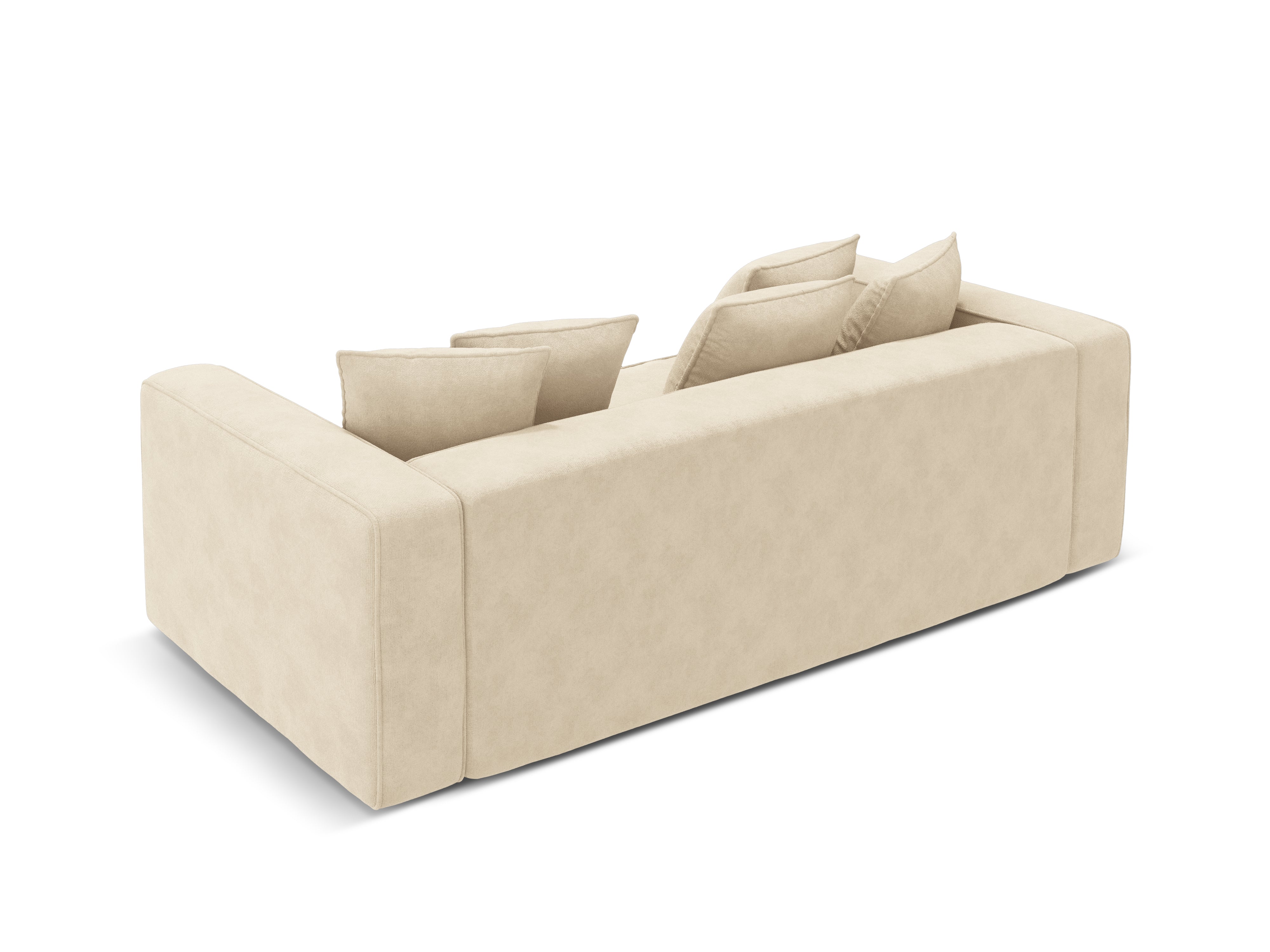 Sofa aus Samt mit Schlaf-Funktion RIBES hellbeige