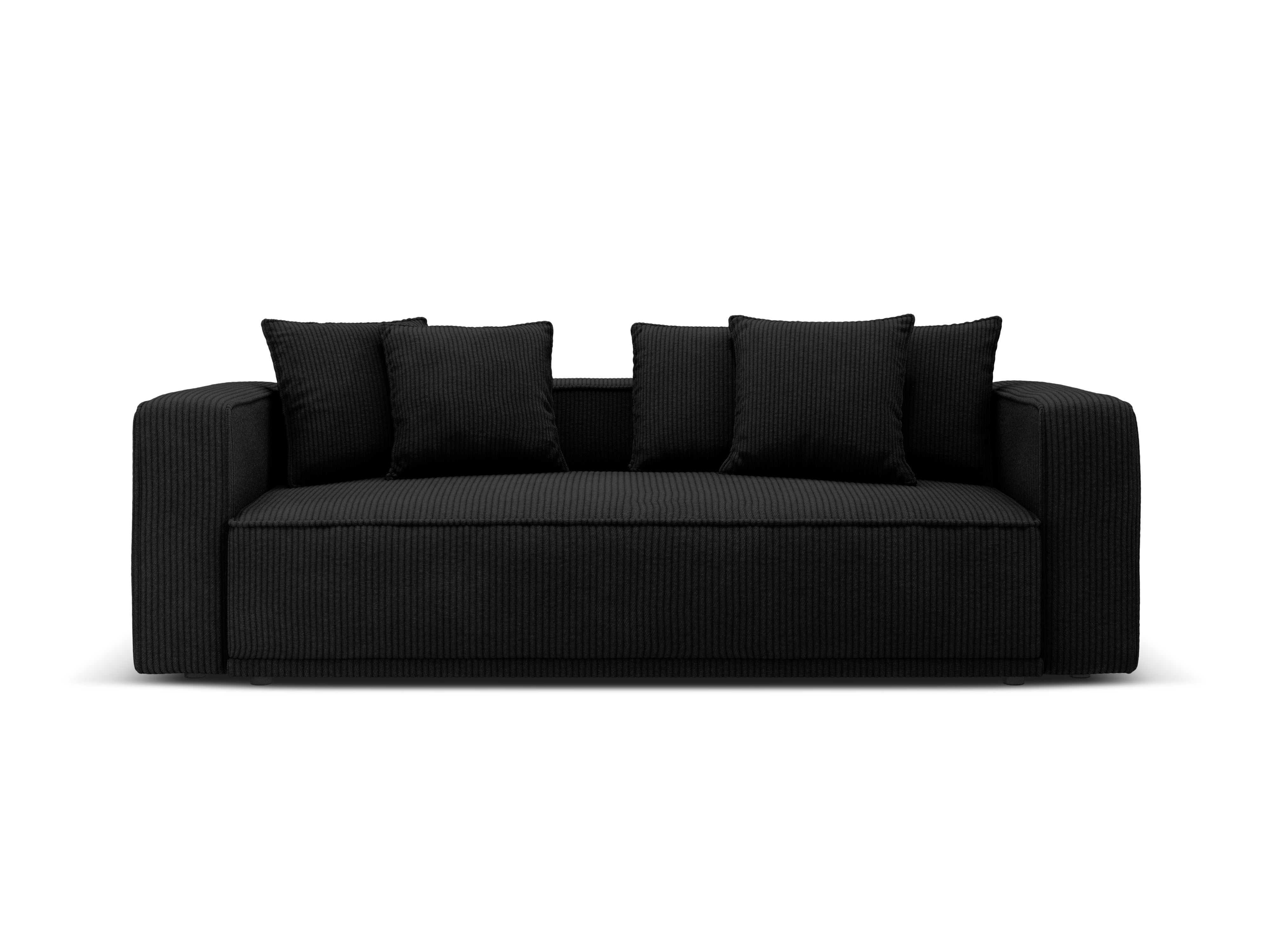 Sofa mit Schlaf-Funktion RIBES schwarzes Cord