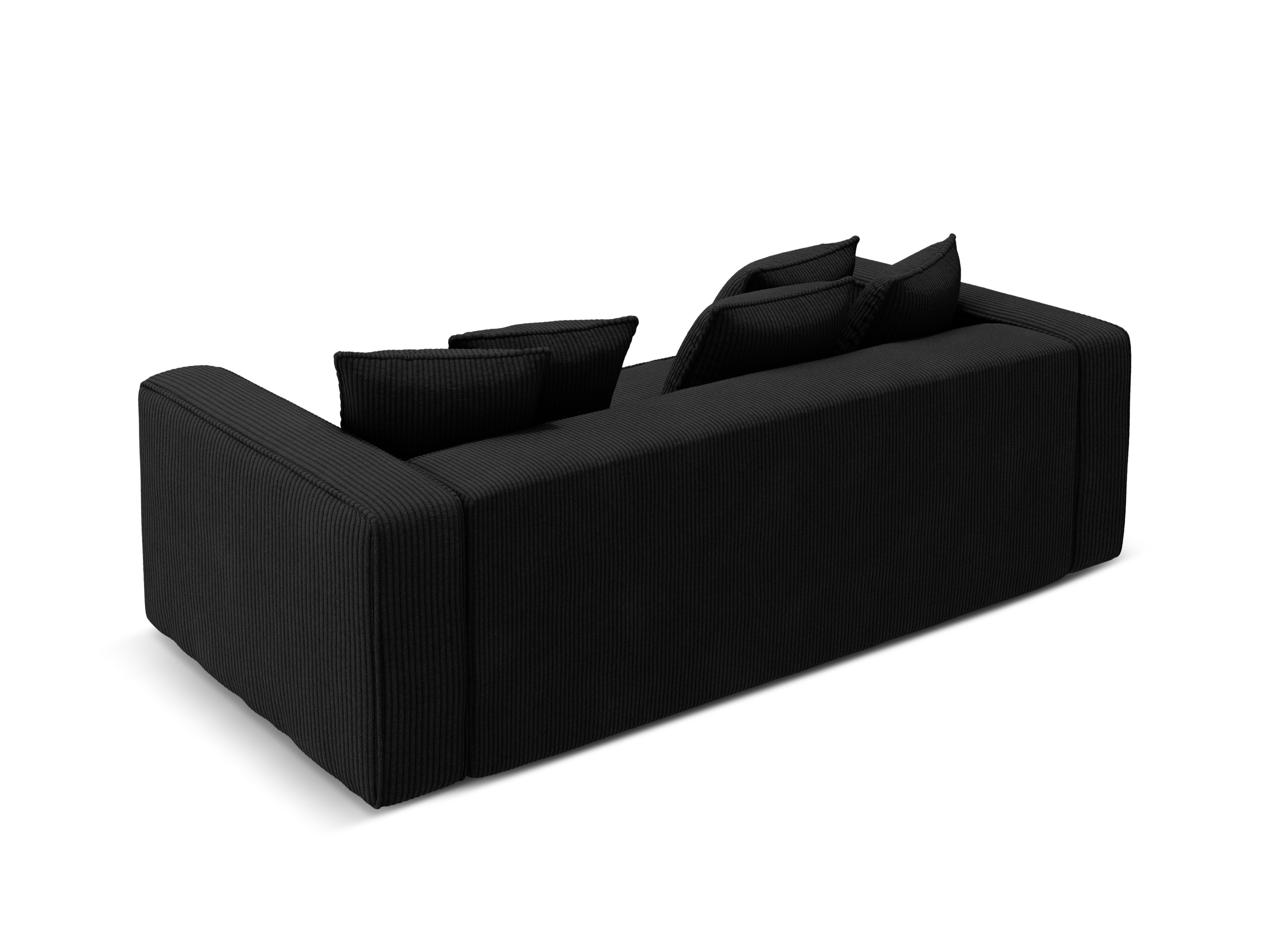 Sofa mit Schlaf-Funktion RIBES schwarzes Cord