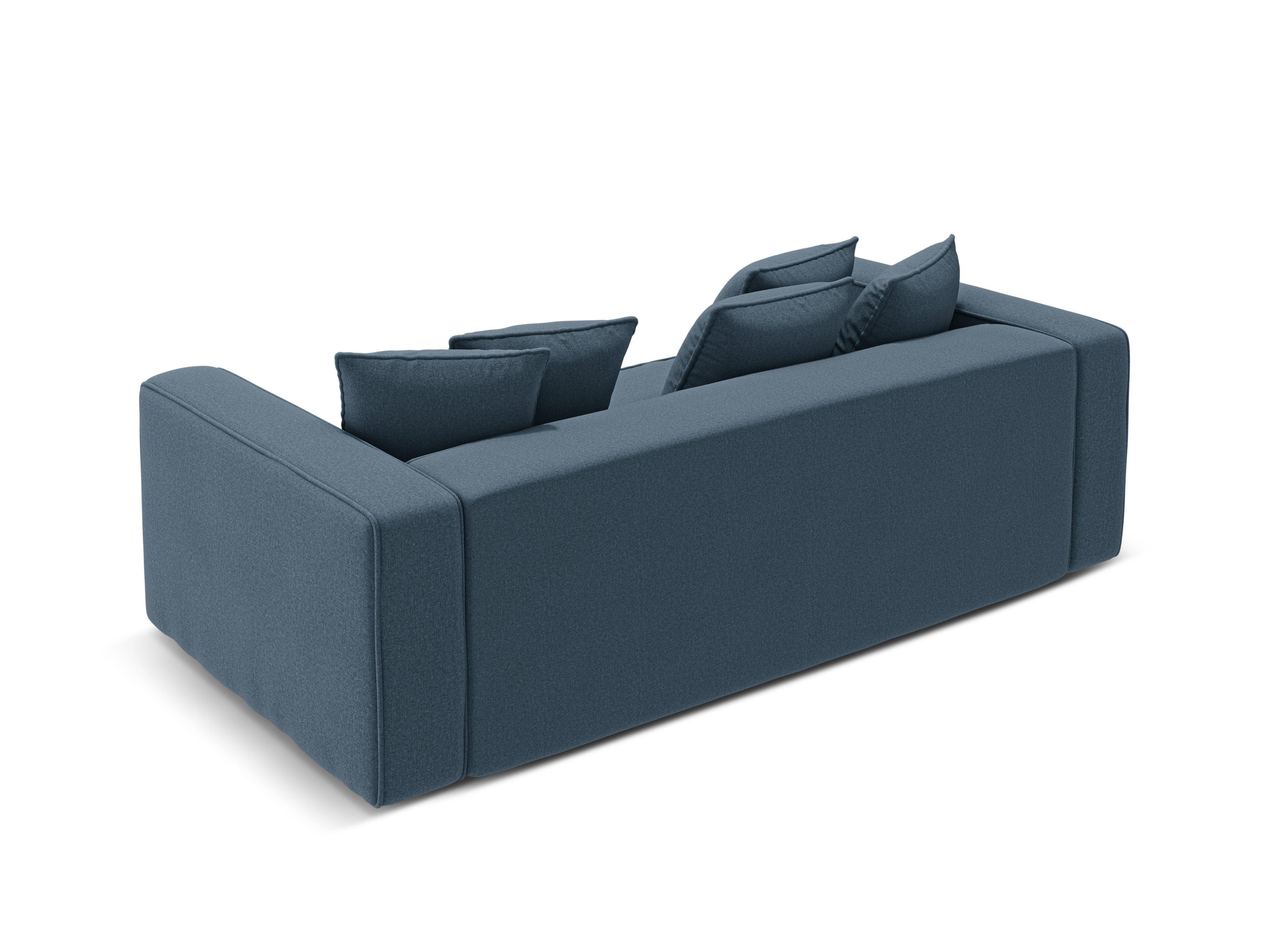 Sofa mit Schlaffunktion RIBES jeansblau Chenille