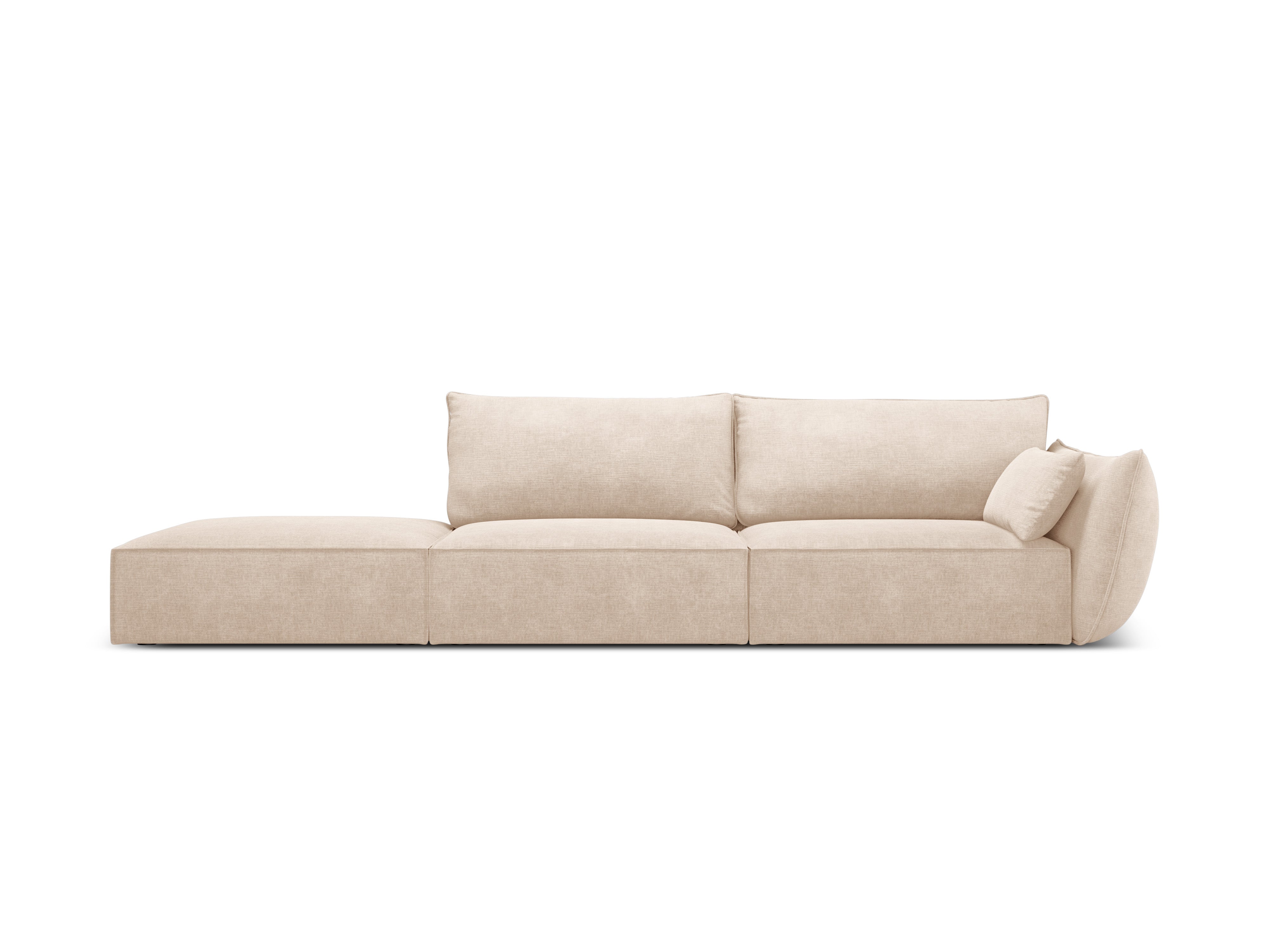 Sofa im Sofa -Stoff gelassen -offen offenes Vanda Beige