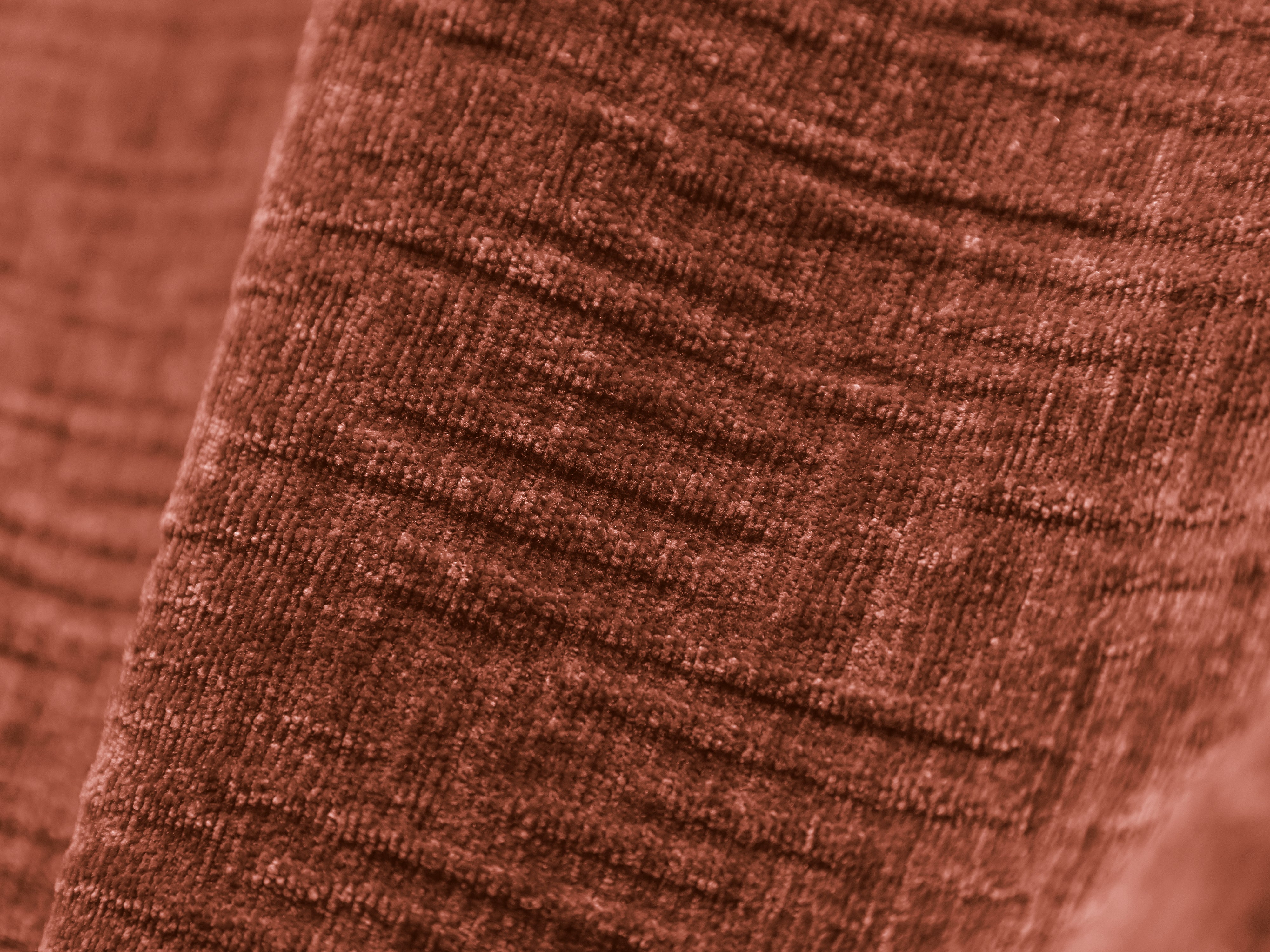 Sofa im sielilianischen Stoff von 3-Personen Vanda Terracotta