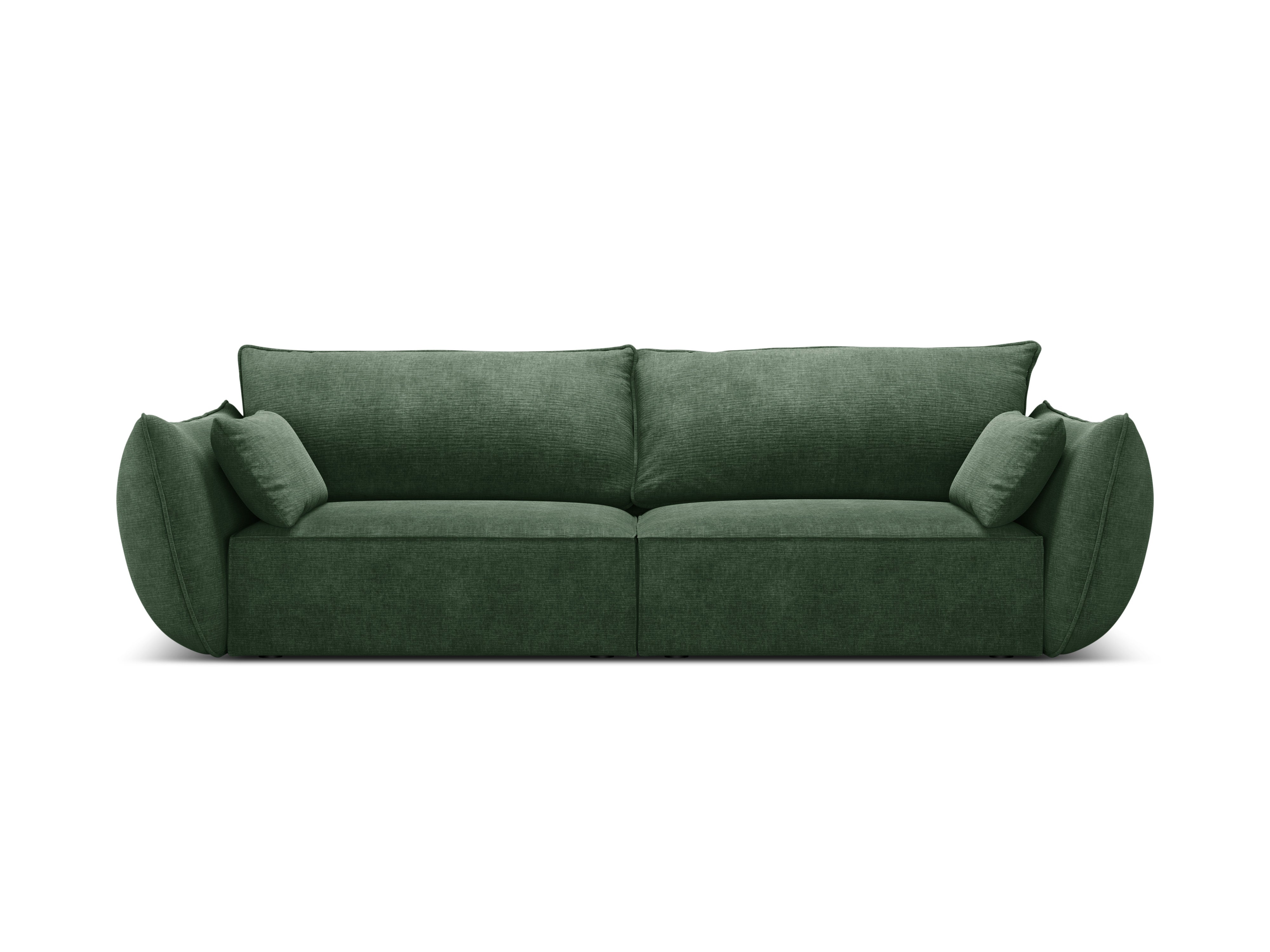 Sofa im Sofa -Stoff von 3. Vanda Flasche Grün