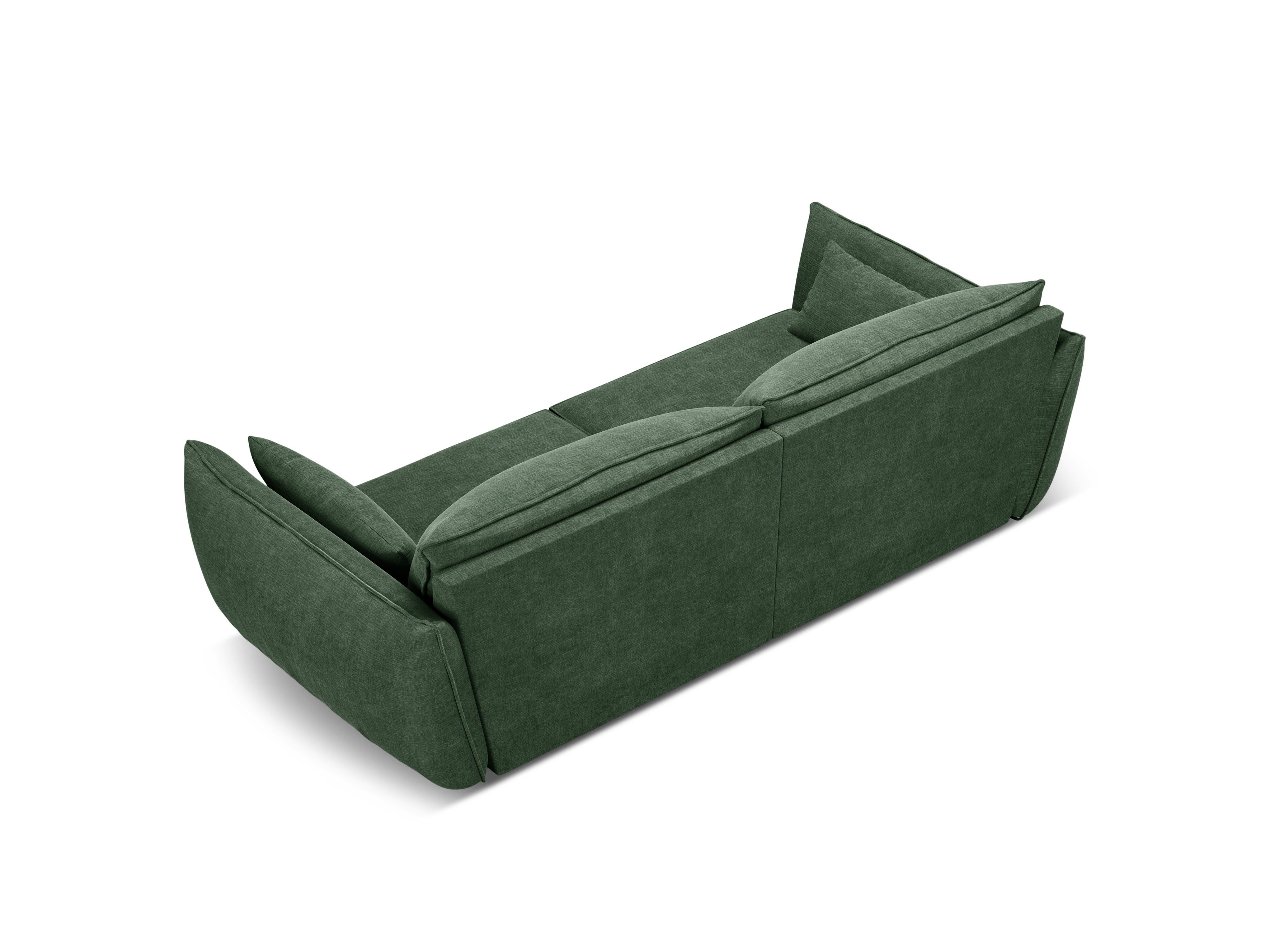 Sofa im Sofa -Stoff von 3. Vanda Flasche Grün