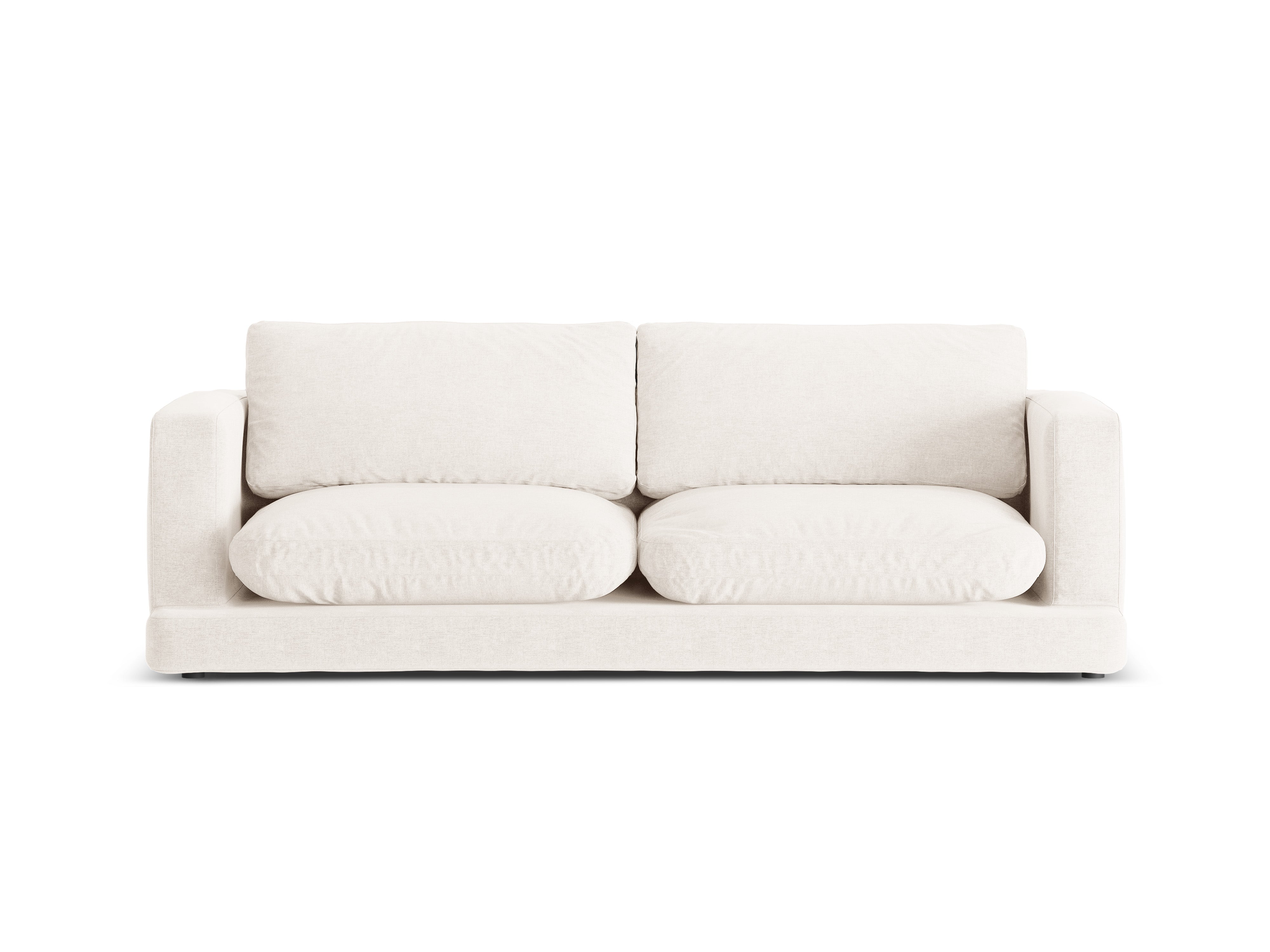 3-seater Sofa DAPHNE broken white chenille