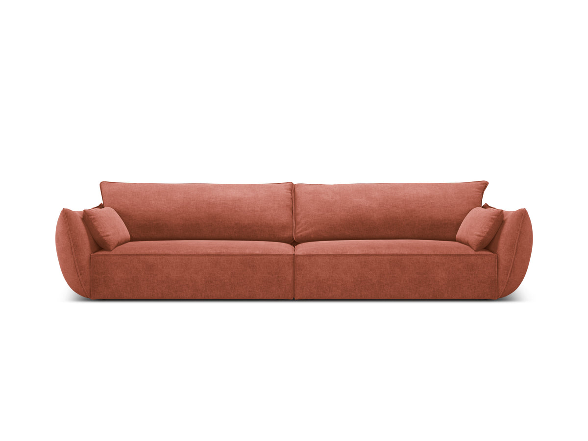 Sofa im Sofa Stoff von 4-Personen Vanda Terracotta