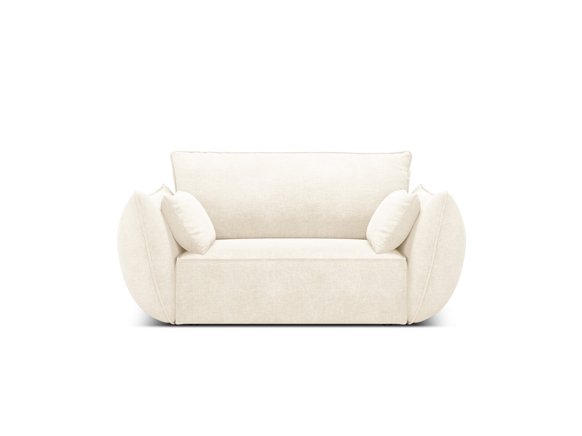 Sessel im hellen beige Szenil -Stoff
