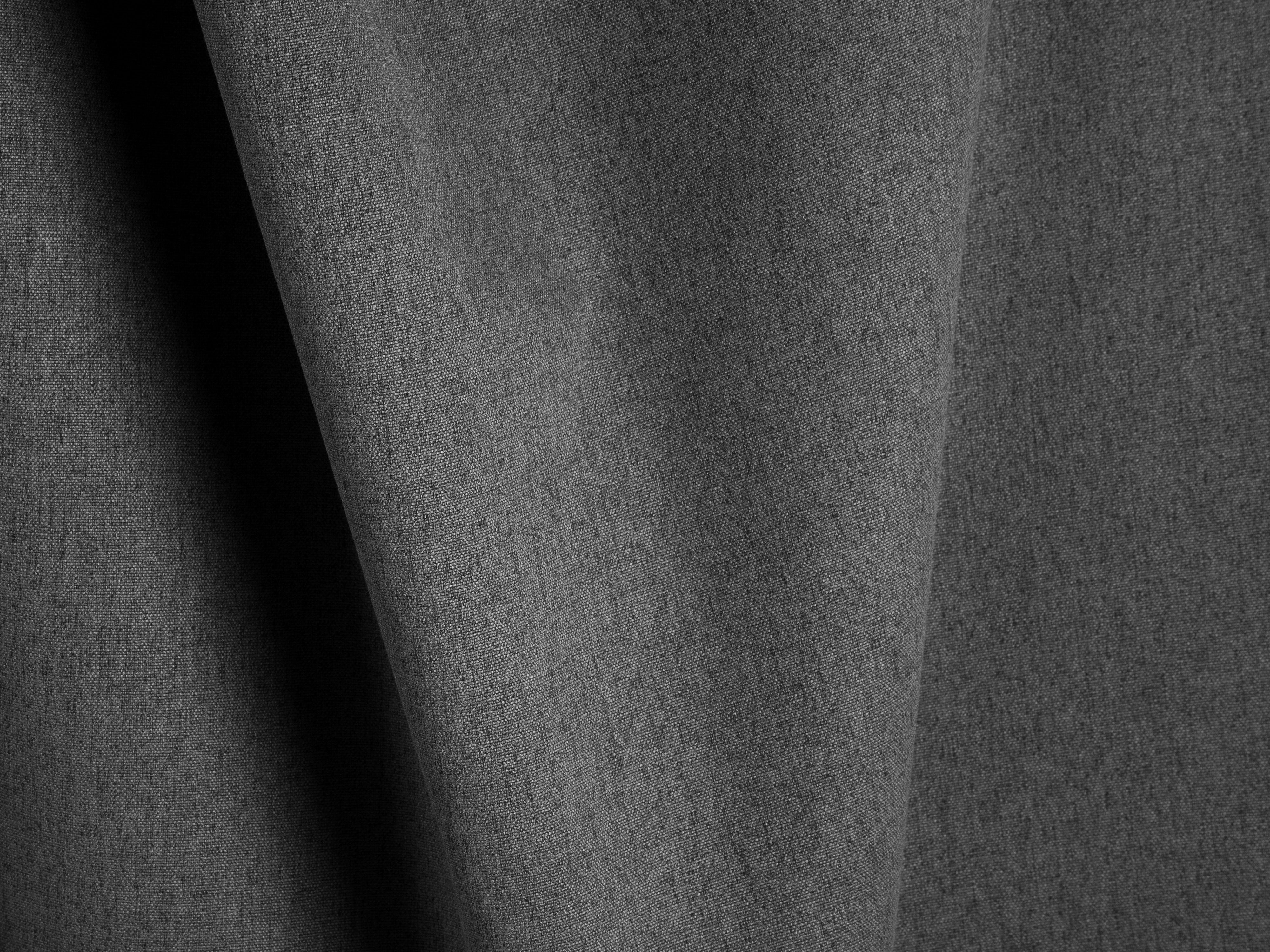 Left-sided corner sofa bed RIBES gray chenille