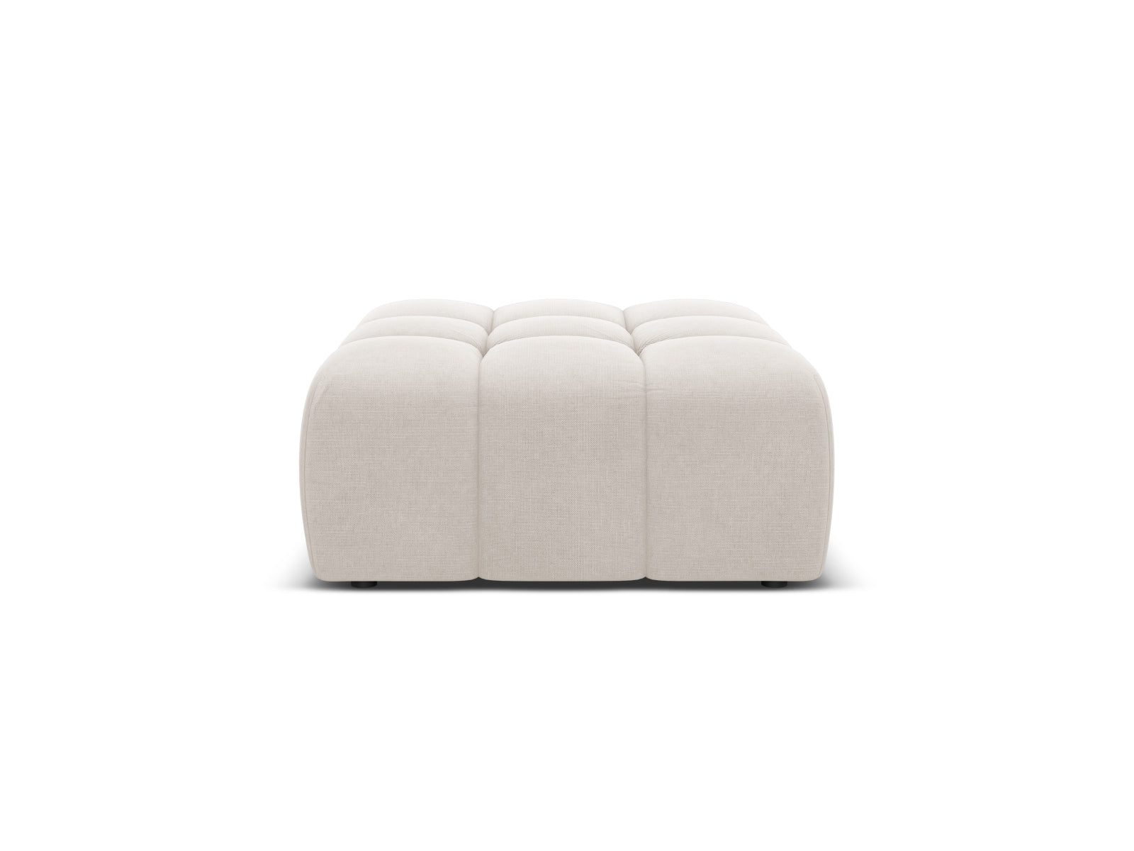 Puf AGAVE hellbeige Chenille