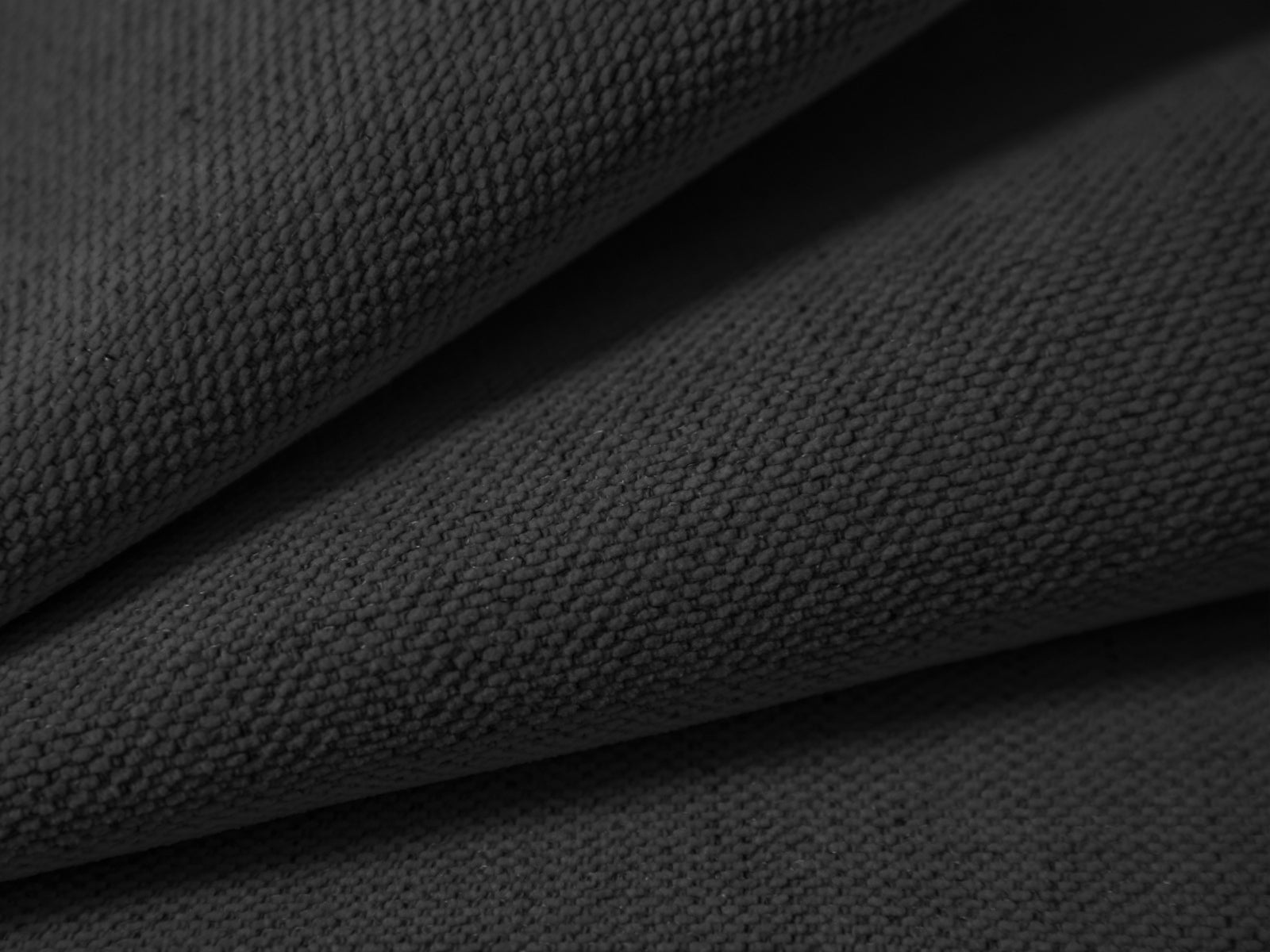 AGAVE anthracite chenille pouf