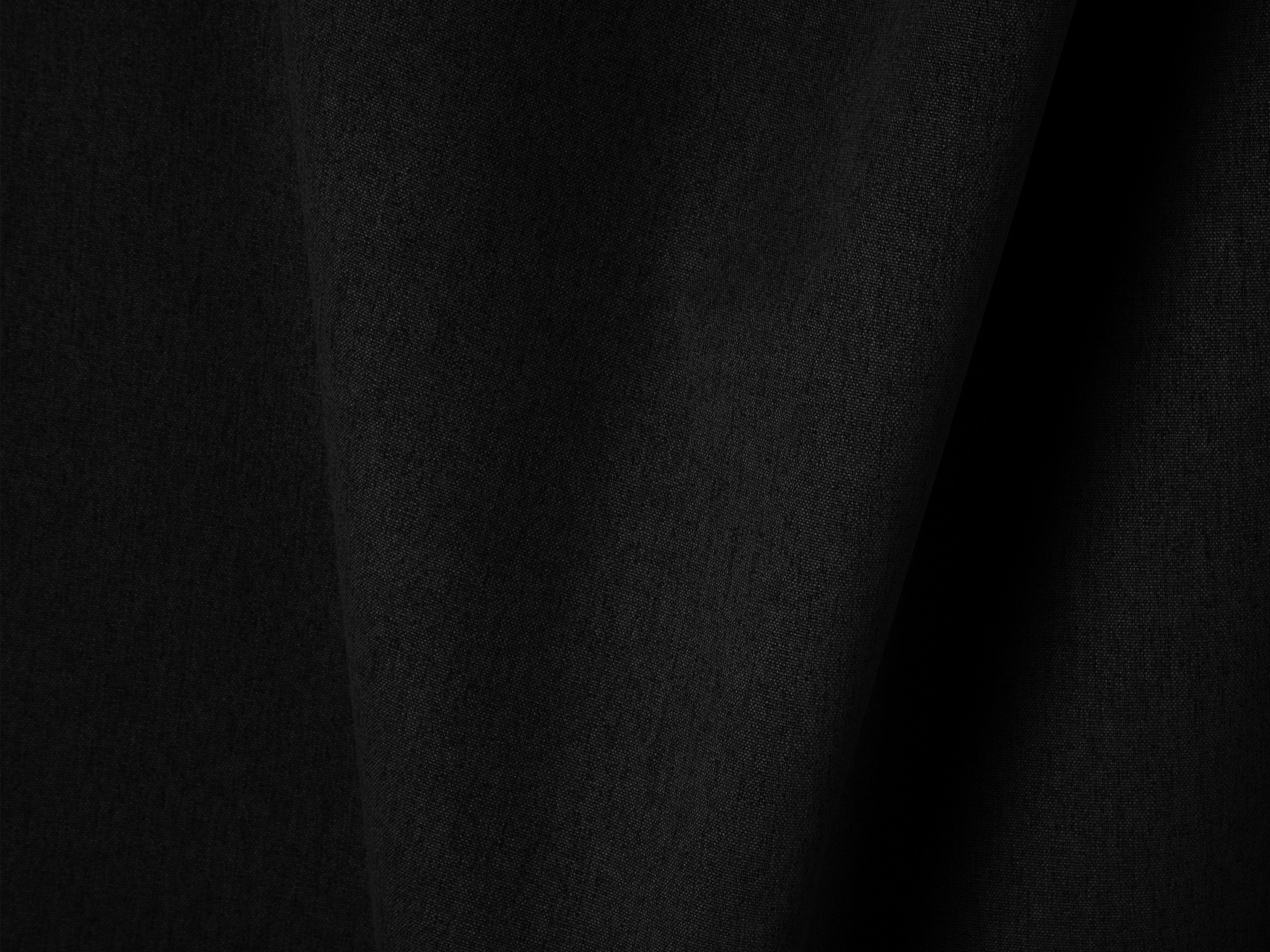 Rechtsseitige Schlafcouch RIBES schwarzer Chenille