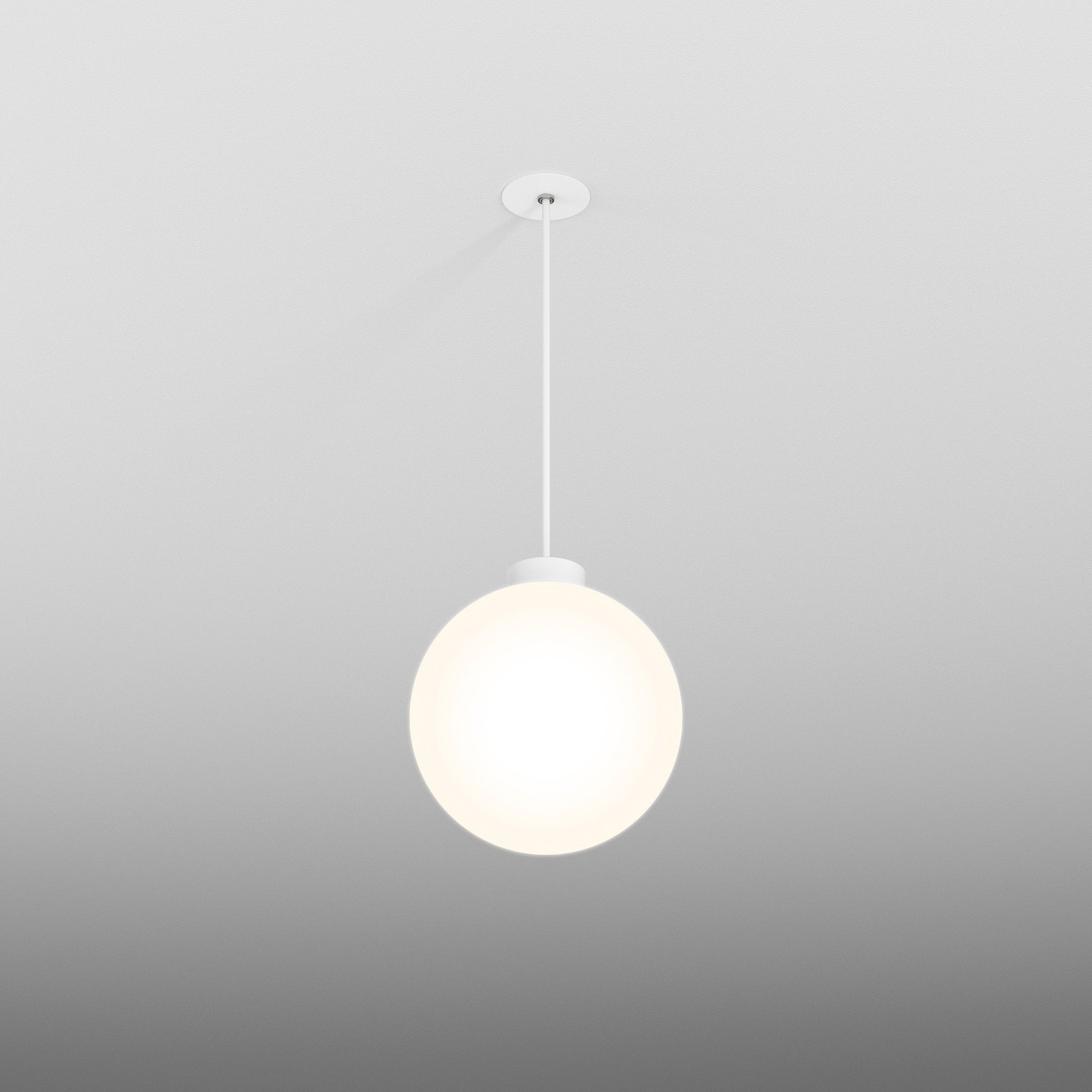 Pendelleuchte MODERN BALL SIMPLE G/K eingelassen