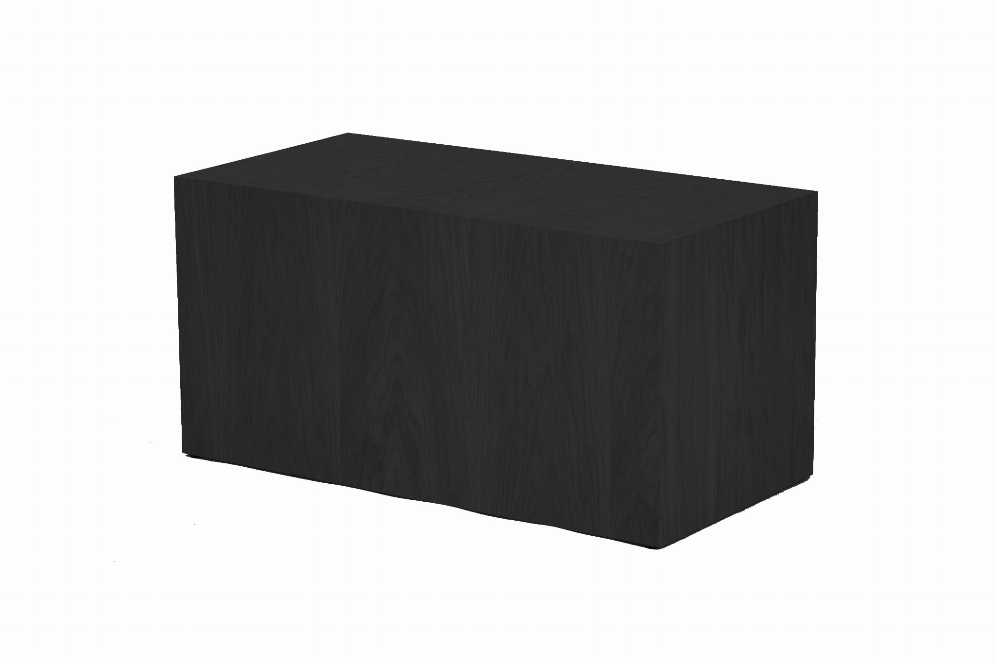 FIRKANT black coffee table oak veneer