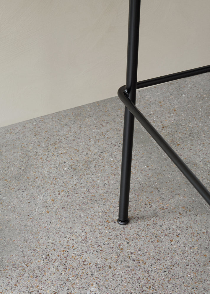 HARBOUR Armchair with Armrests Gray Leather