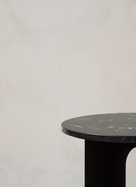 ANDROGYNE side table black marble