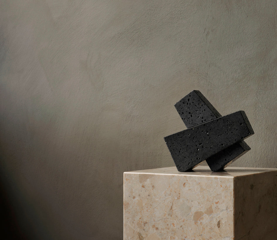 Buchstützen CONVERAGE Lavastein