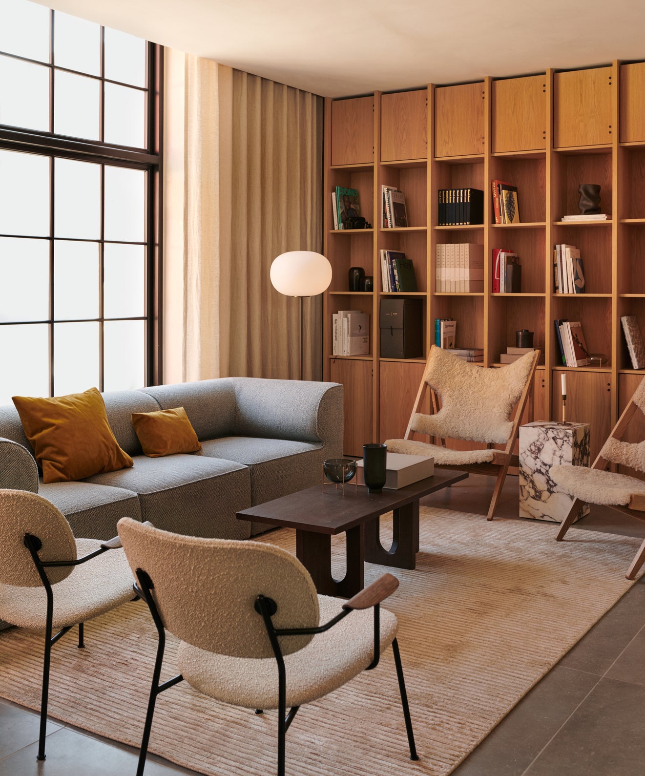 Teppich HOUKIME blau