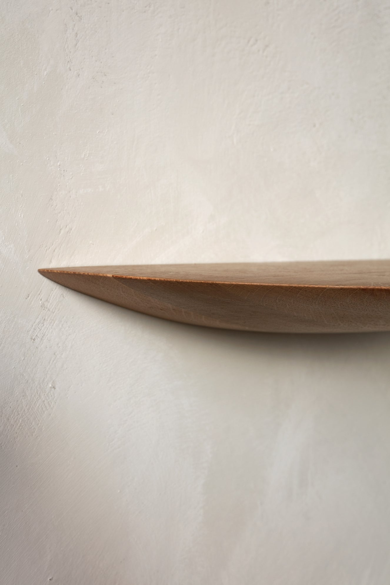 GRIDGY FUNGI Wall Shelf Black Oak Wood