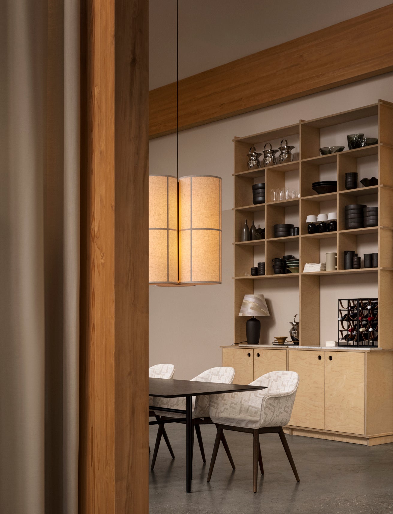 Sessel mit Armlehnen HARBOUR cognacfarbenes Leder mit Eichenbasis