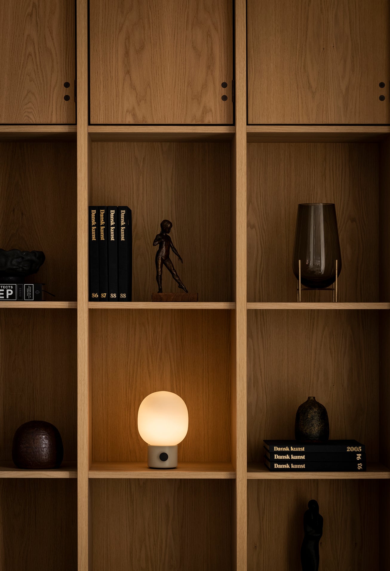 Tragbare Lampe JWDA schwarz