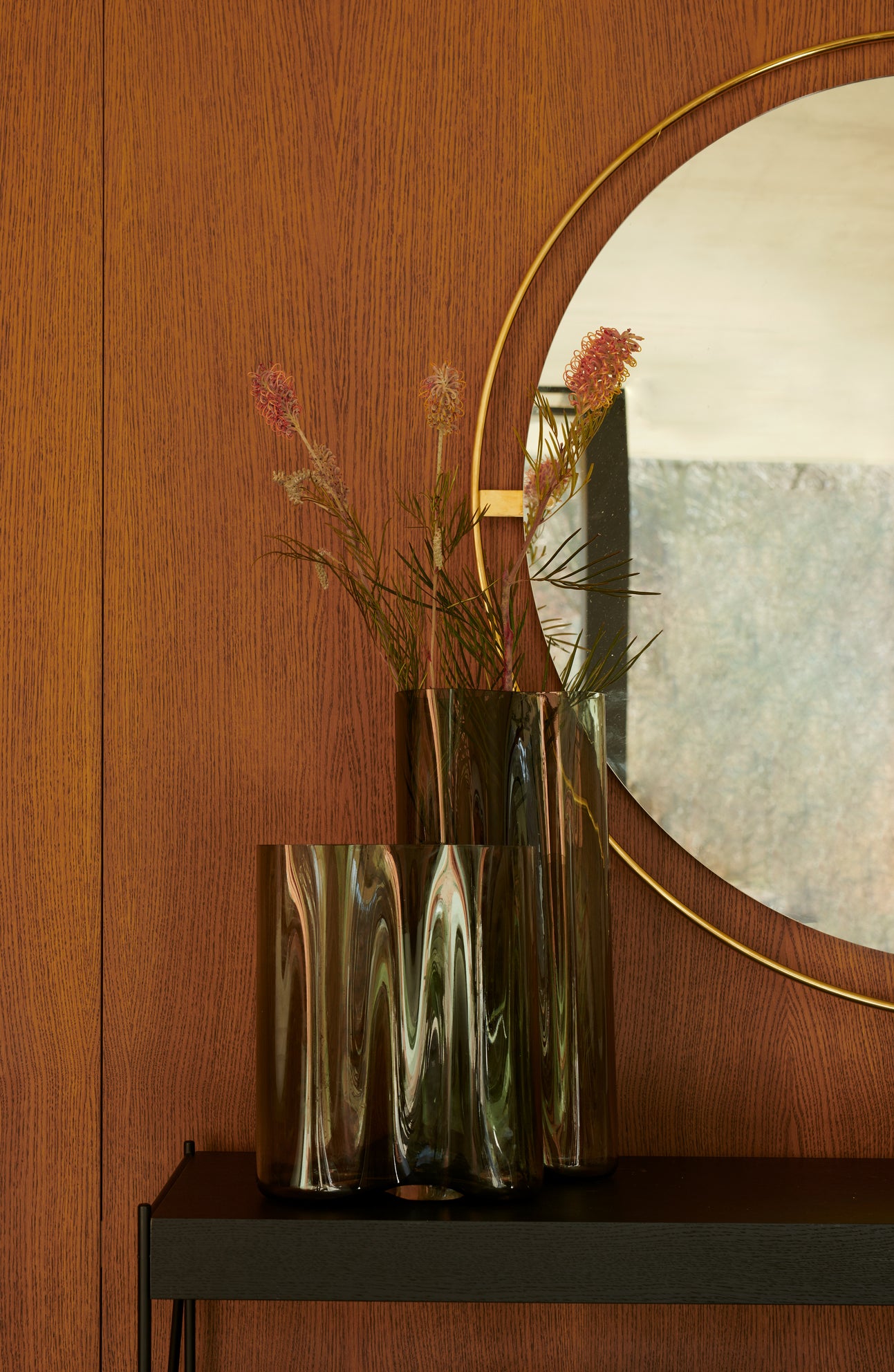 AER vase blown glass