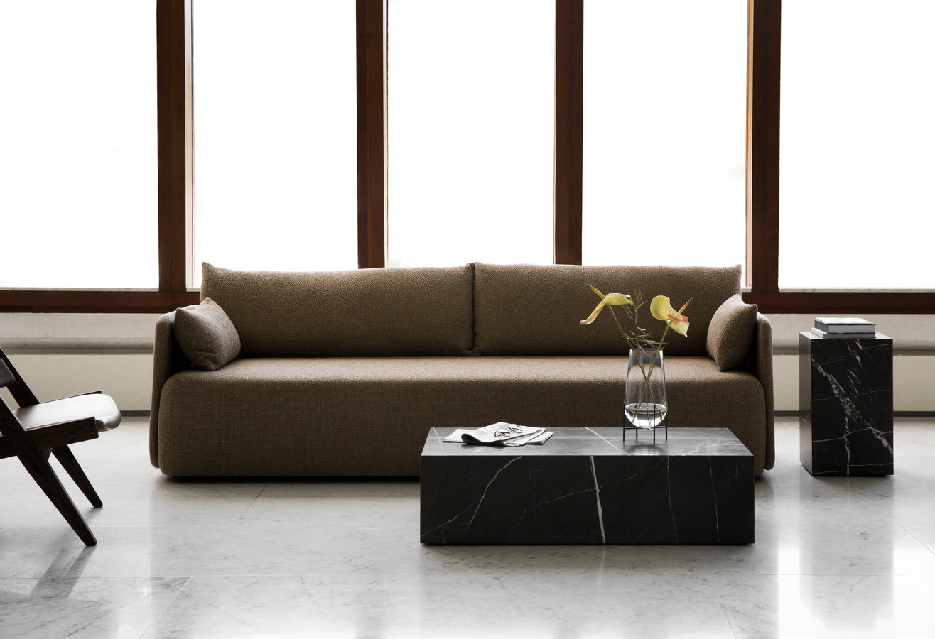 3-seater OFFSET mustard sofa