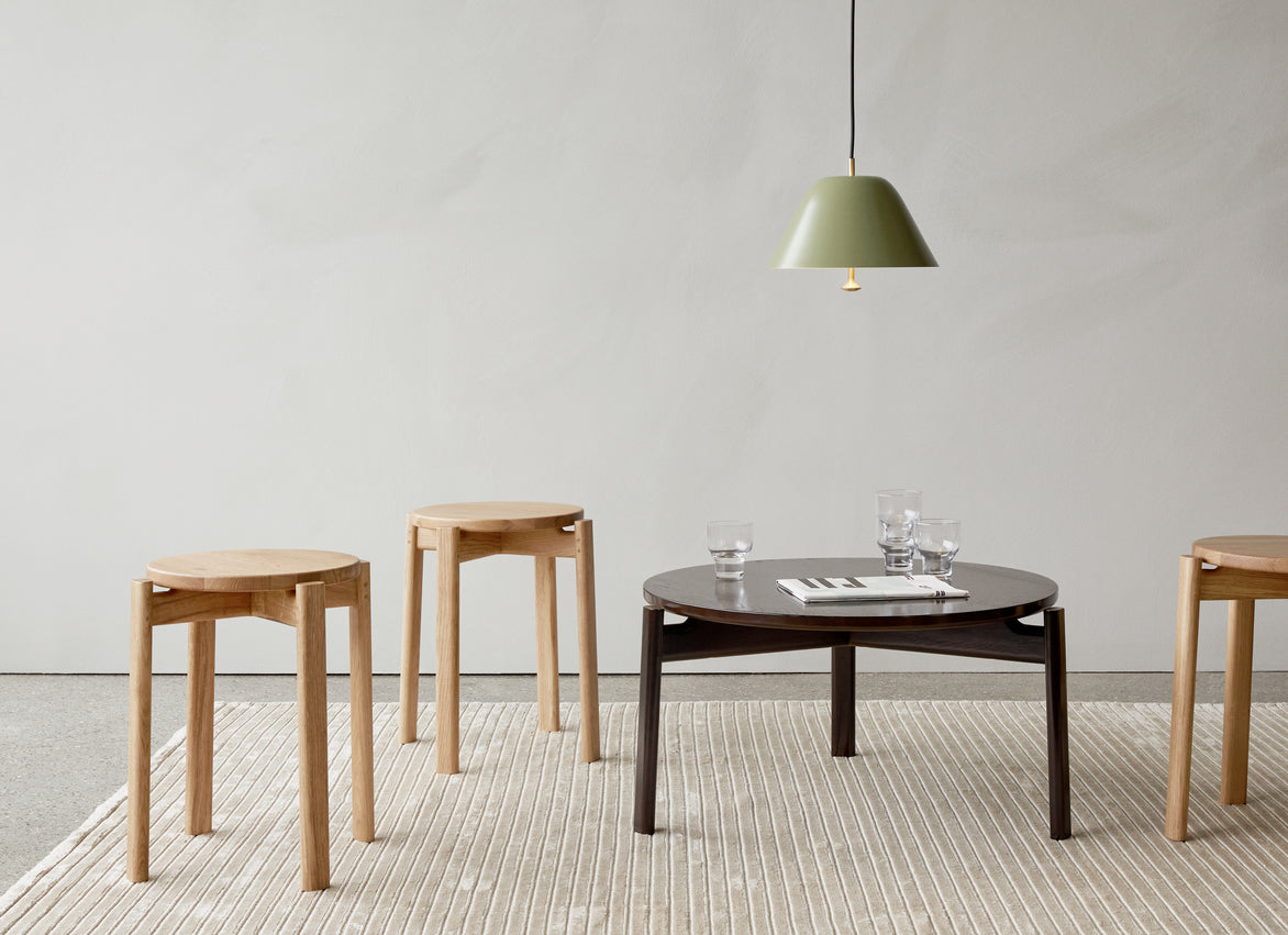 PASSAGE walnut wood coffee table