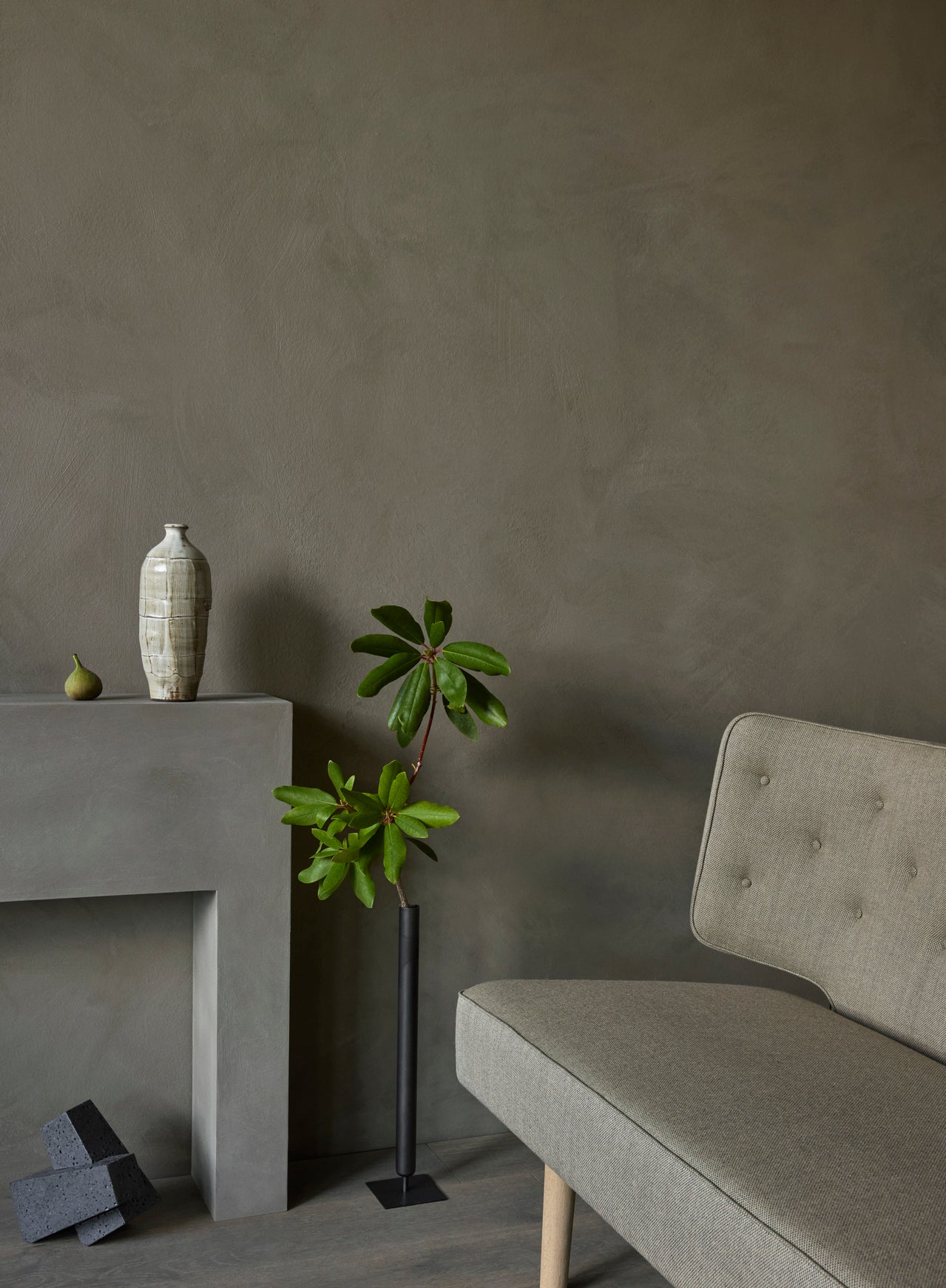 Buchstützen CONVERAGE Lavastein