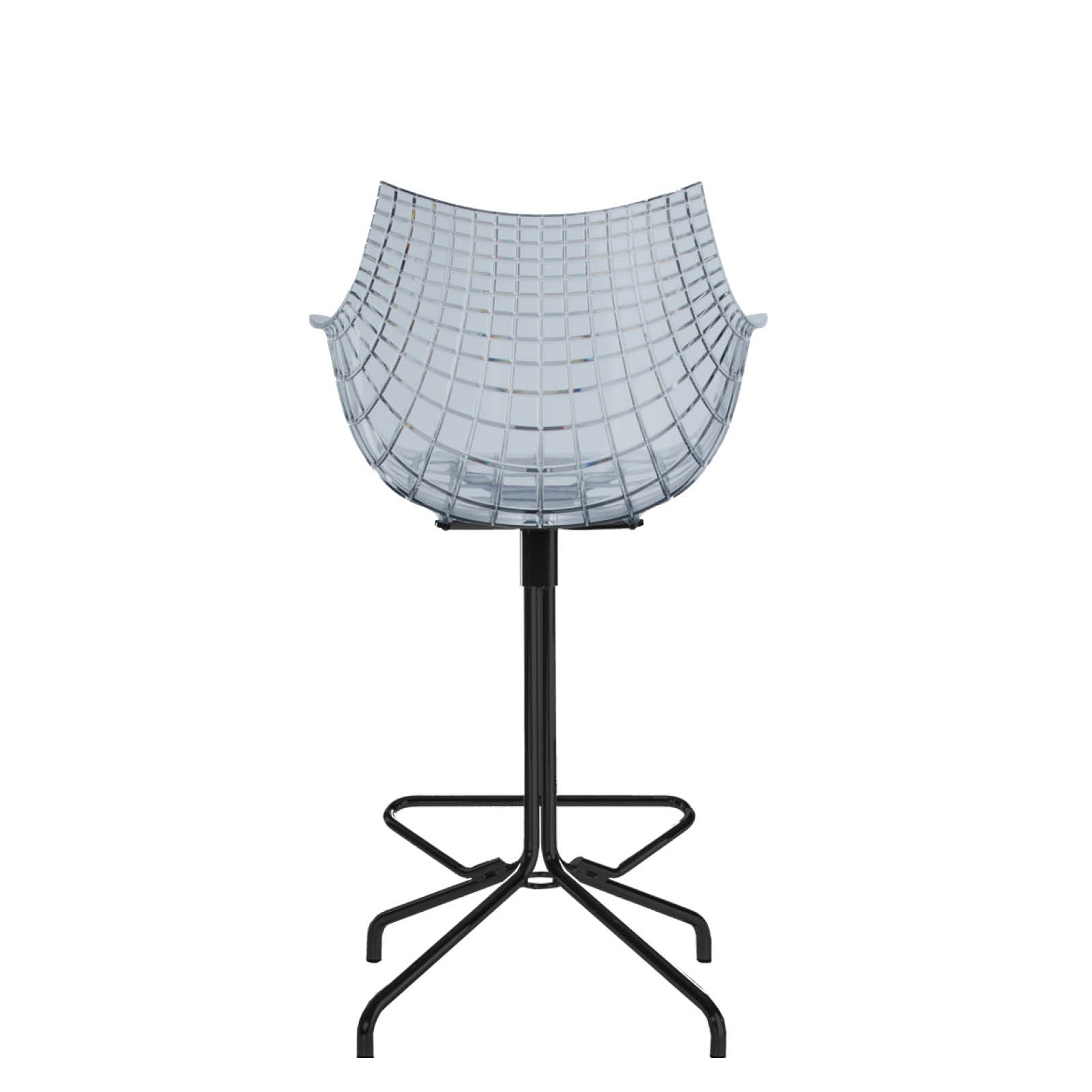 Meridiana Hocker Dymiony with a black base