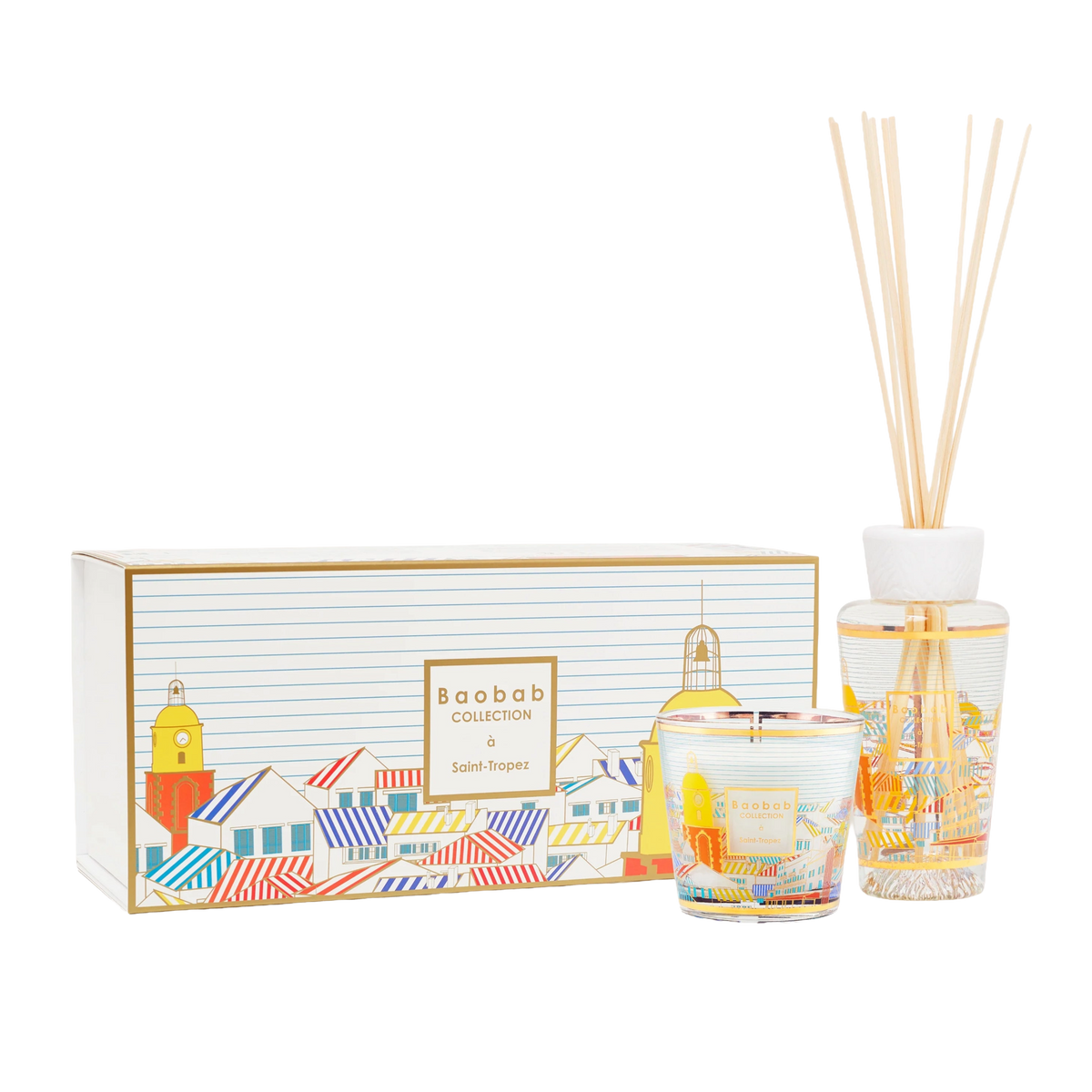 Geschenkset MY FIRST BAOBAB A SAINT-TROPEZ Kerze und Diffusor