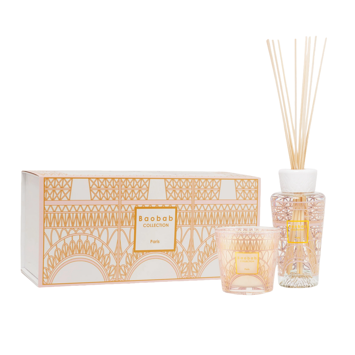Geschenkset MY FIRST BAOBAB PARIS Kerze und Diffusor