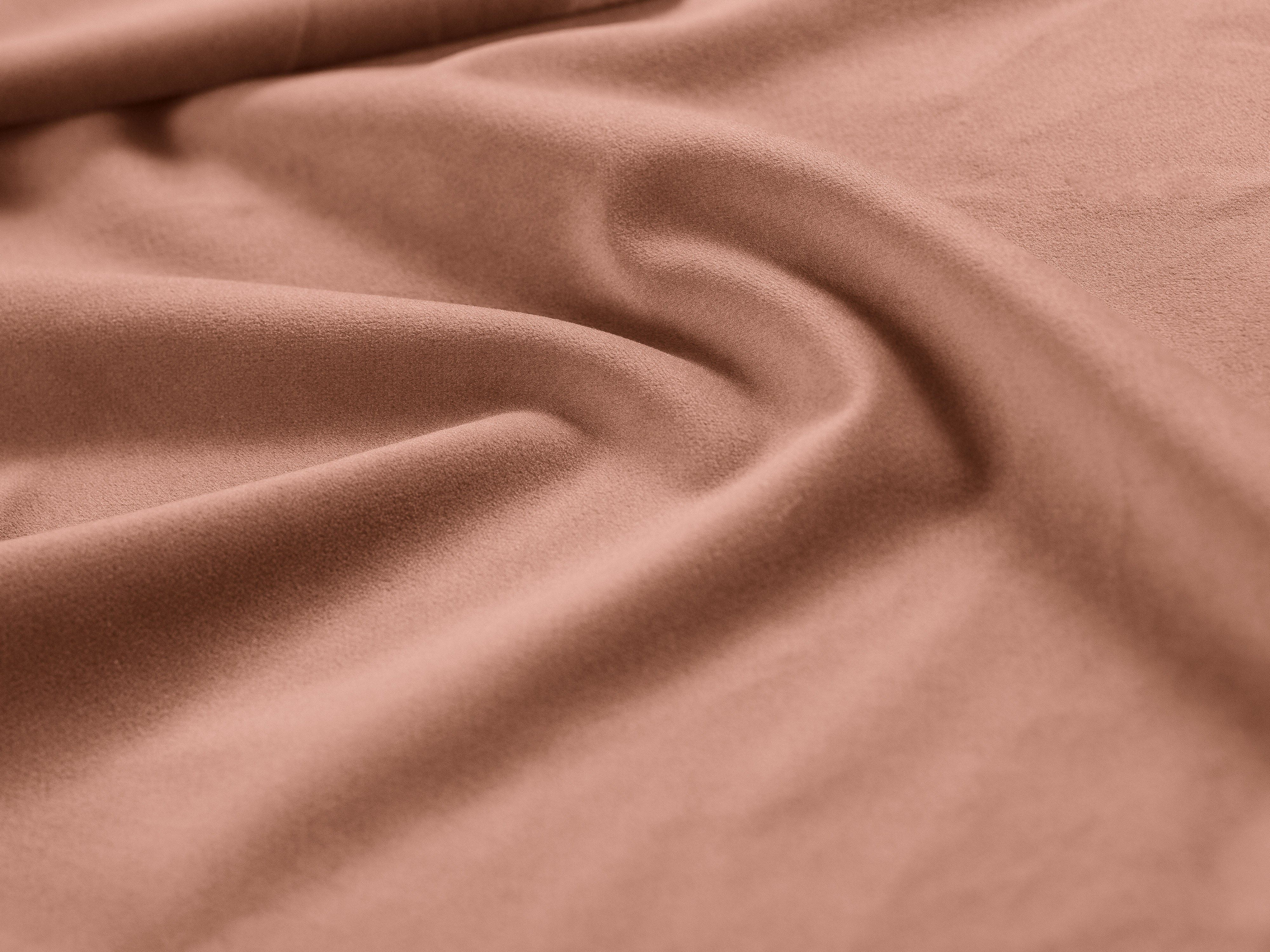 Sofa aus Samt für 3 Personen mit Schlaf-Funktion DAVID in Rosa