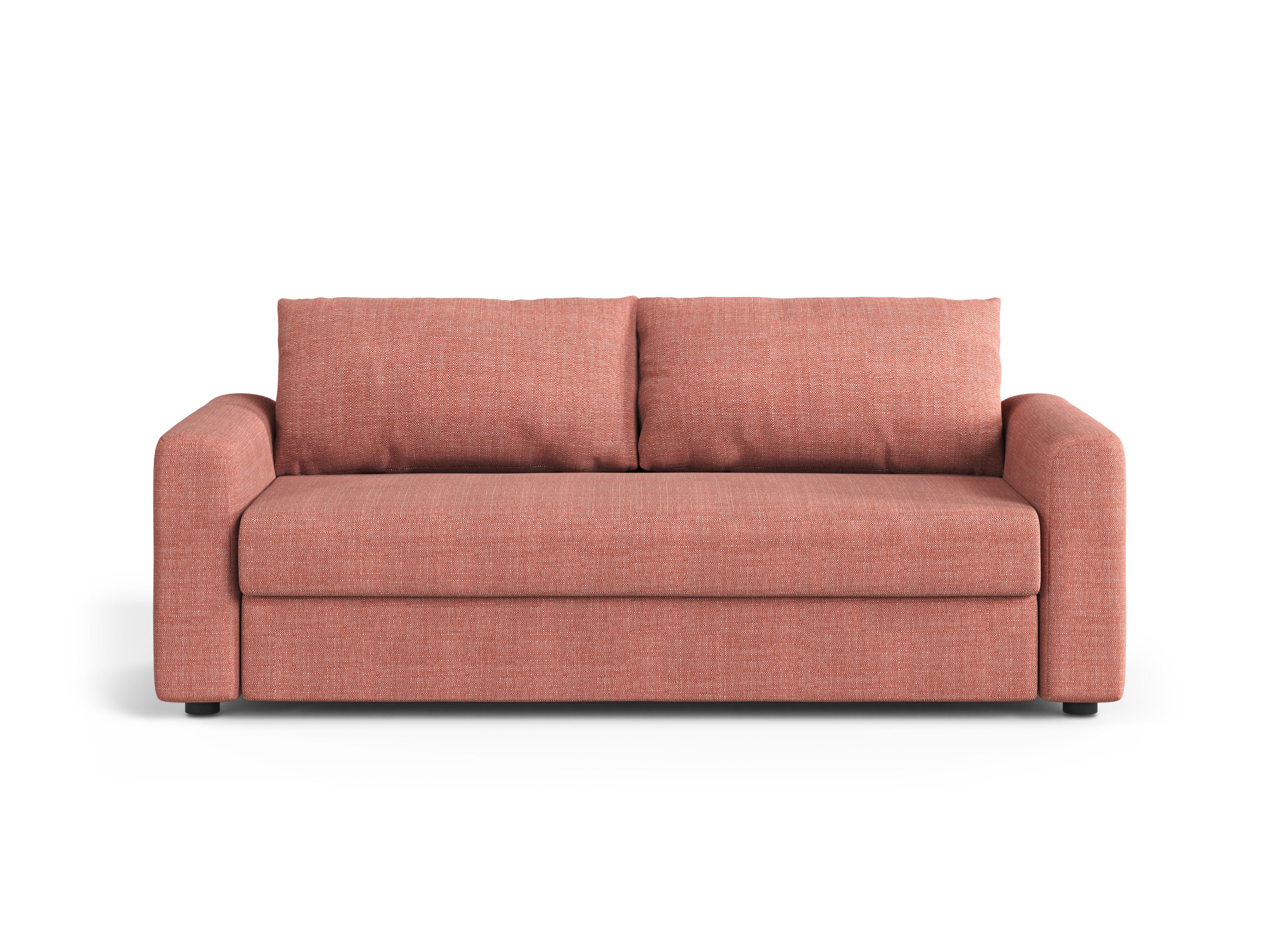 Sofa 3-sitzig mit Schlaffunktion DAVID rot