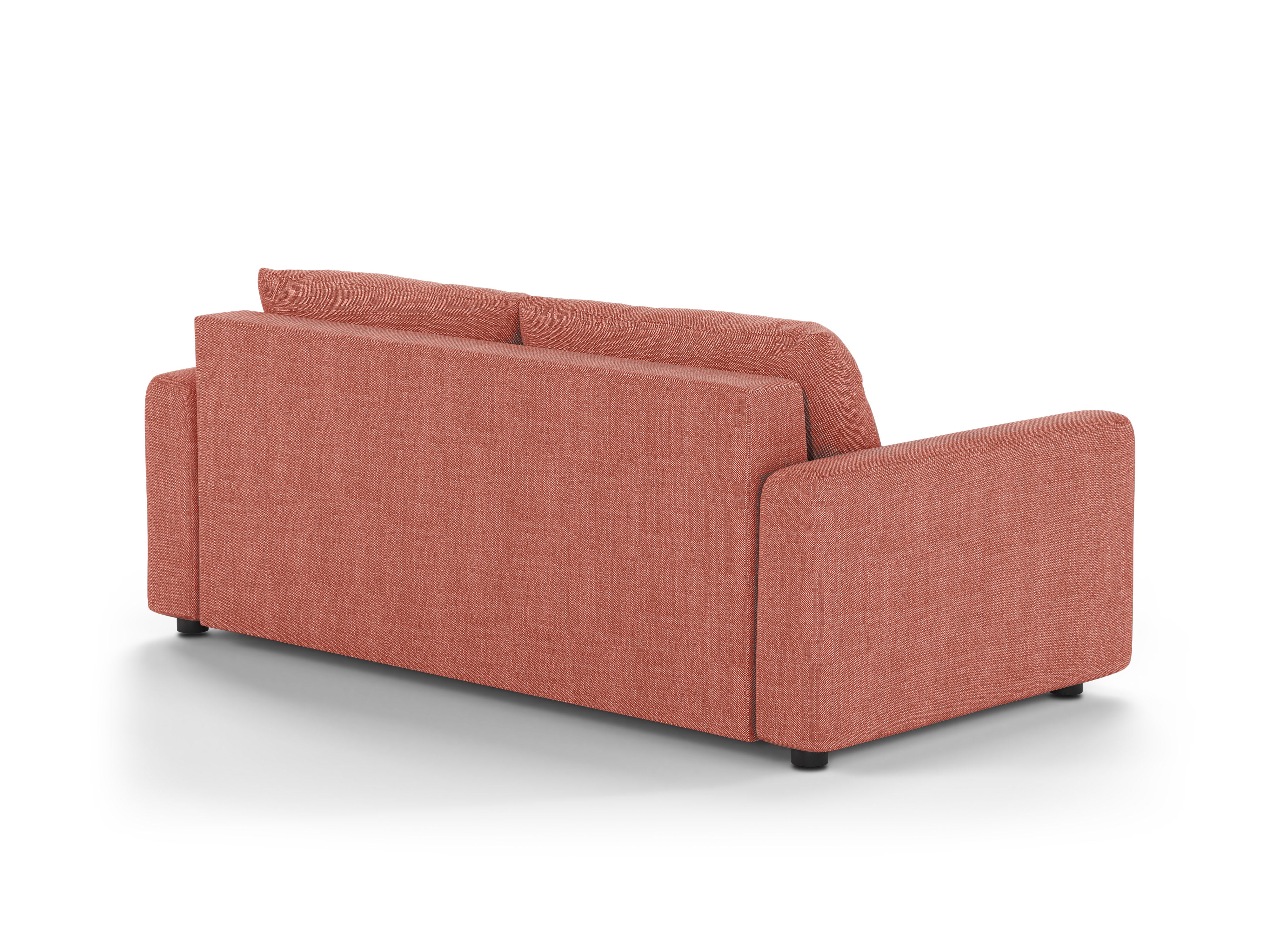 Sofa 3-sitzig mit Schlaffunktion DAVID rot