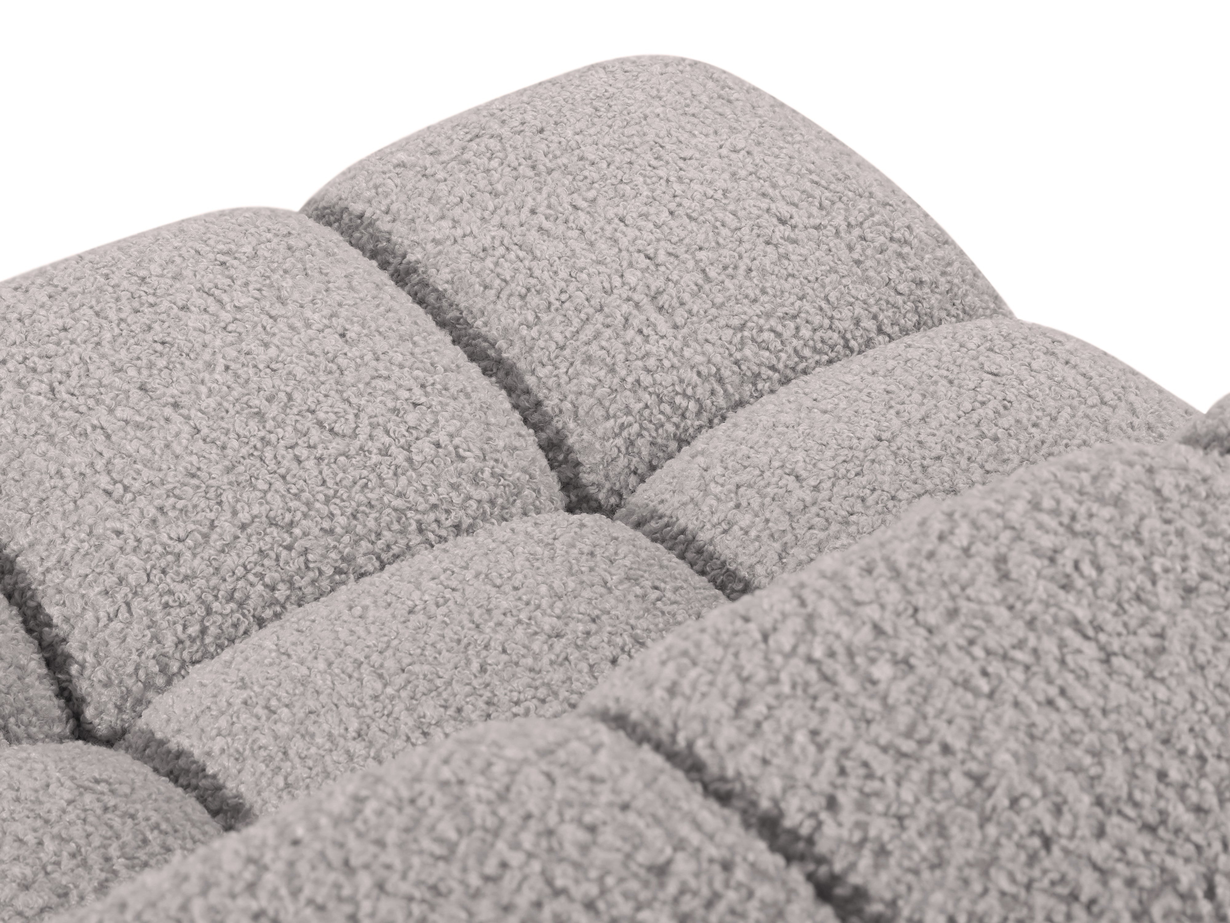 Modulares Sofa BELLIS - graues Boucle-Eckmodul