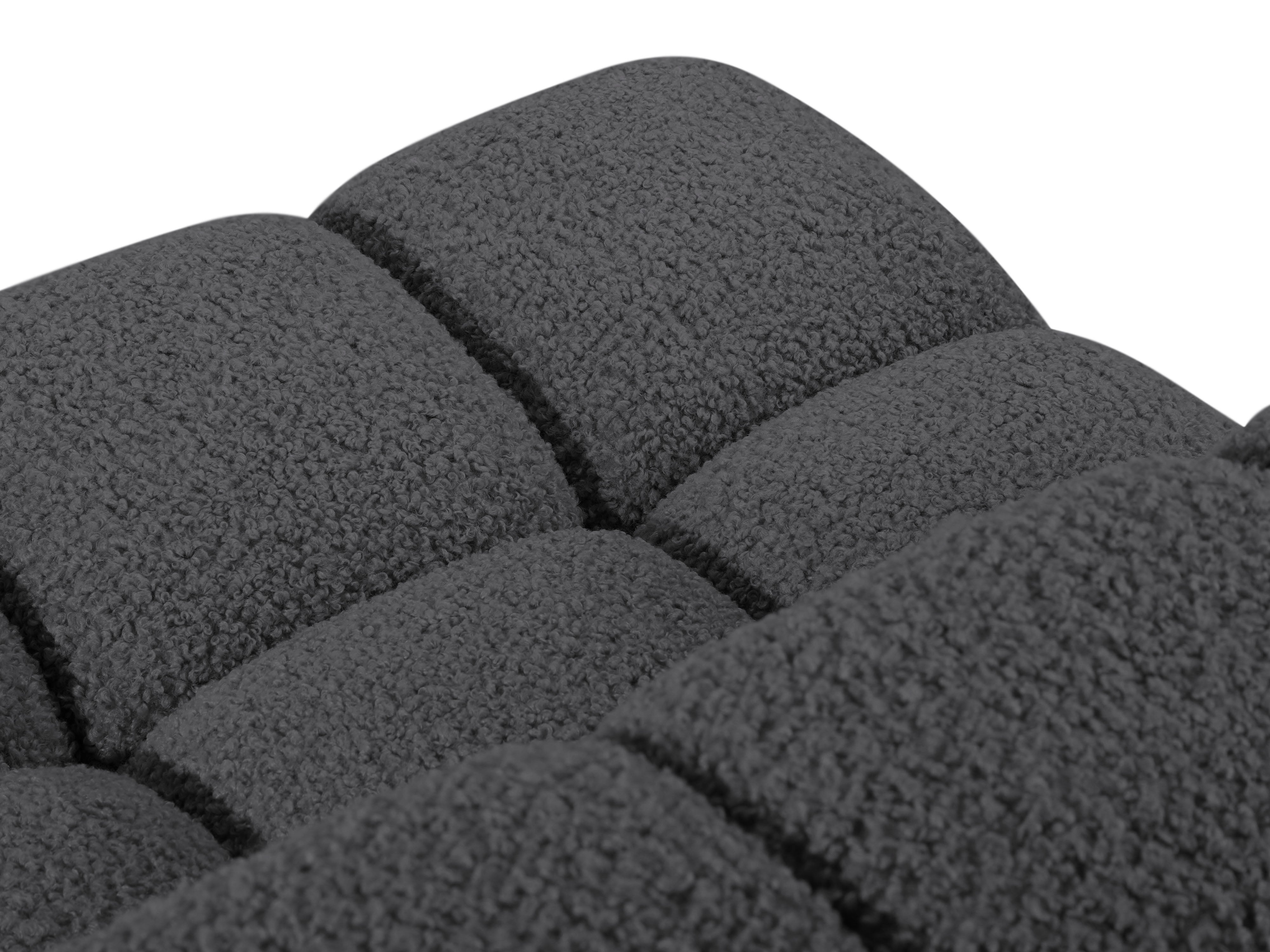 Modulares Sofa BELLIS - graues Boucle-Eckmodul