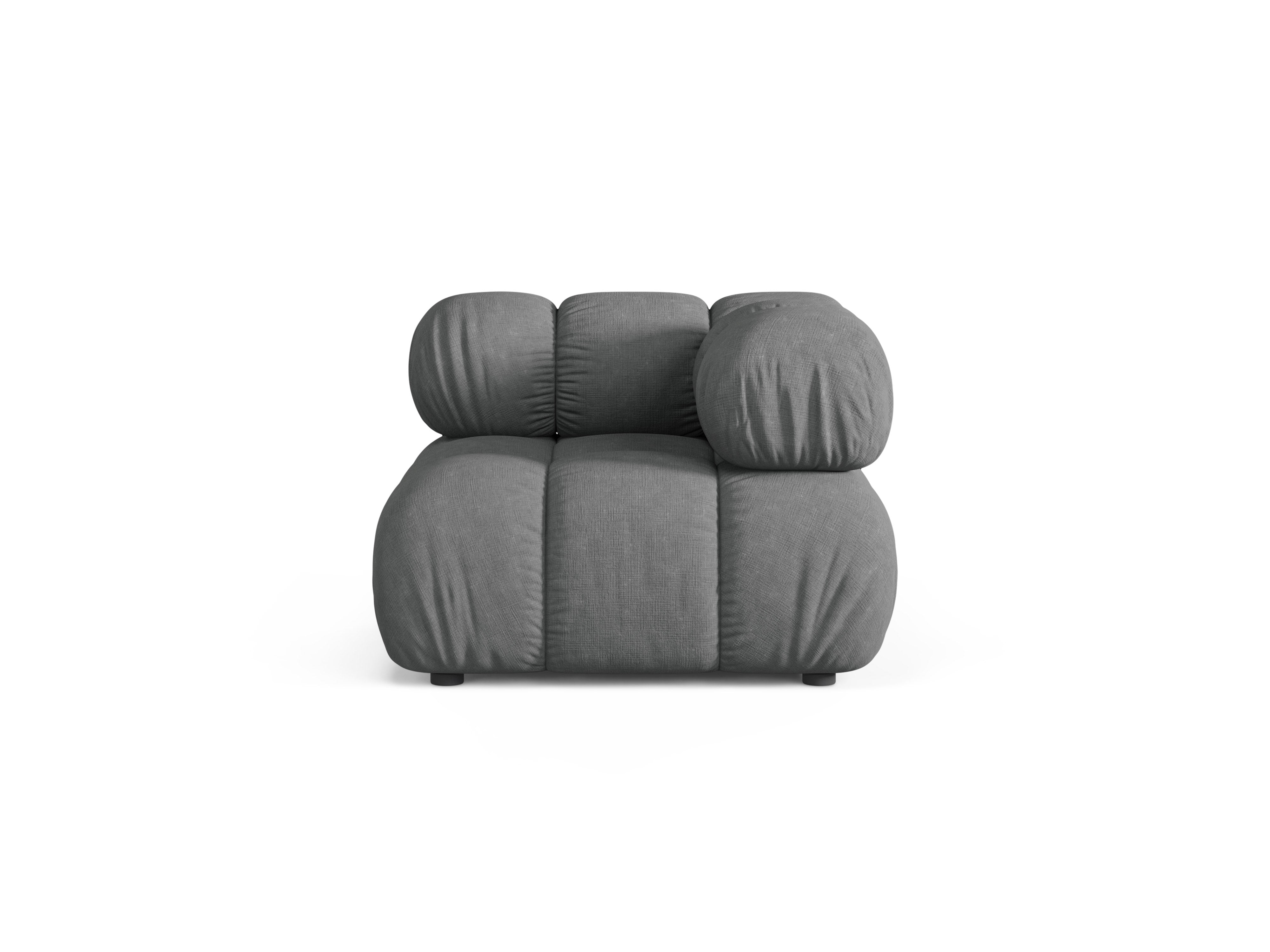Modulares Sofa BELLIS - graues Eckmodul