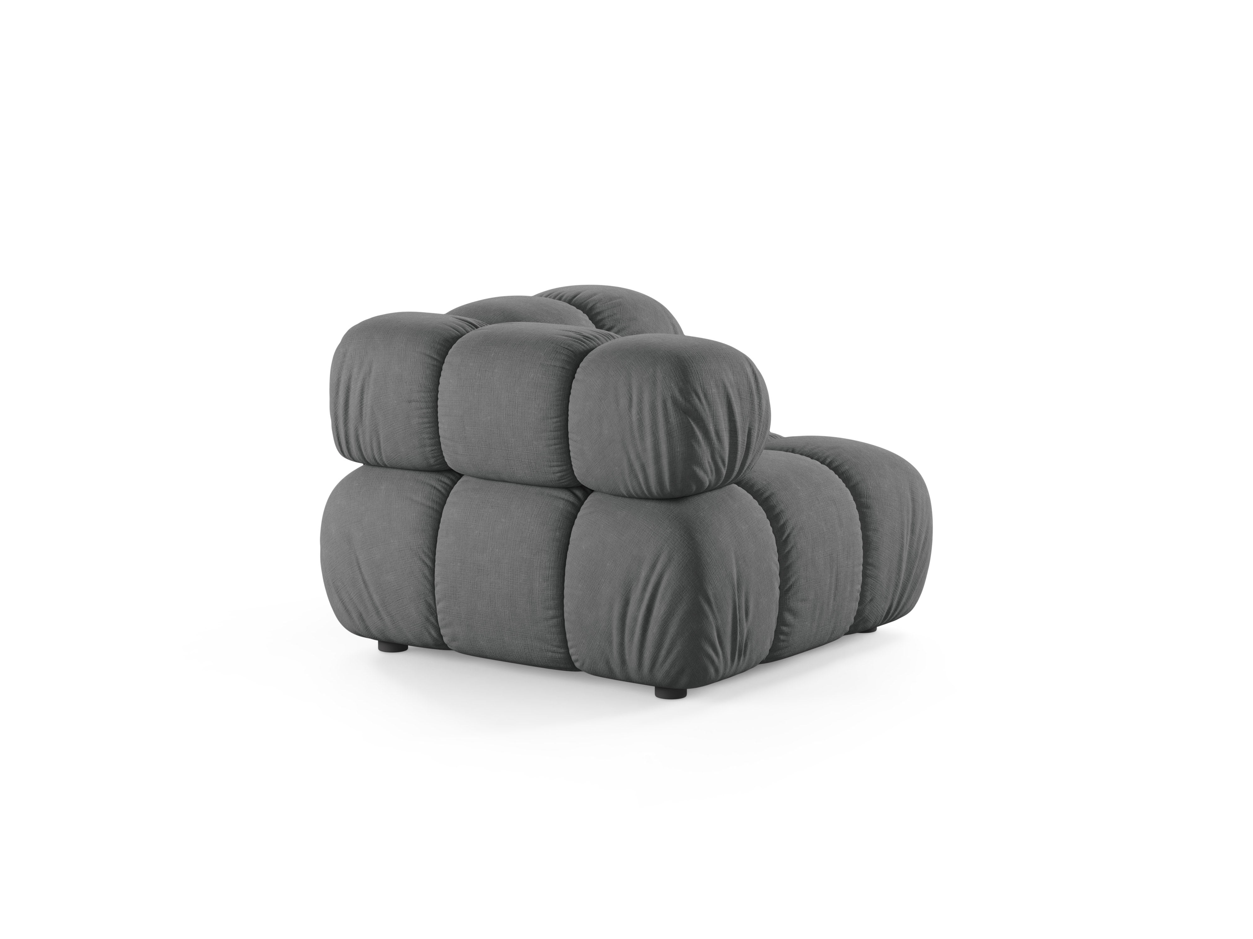 Modulares Sofa BELLIS - graues Eckmodul