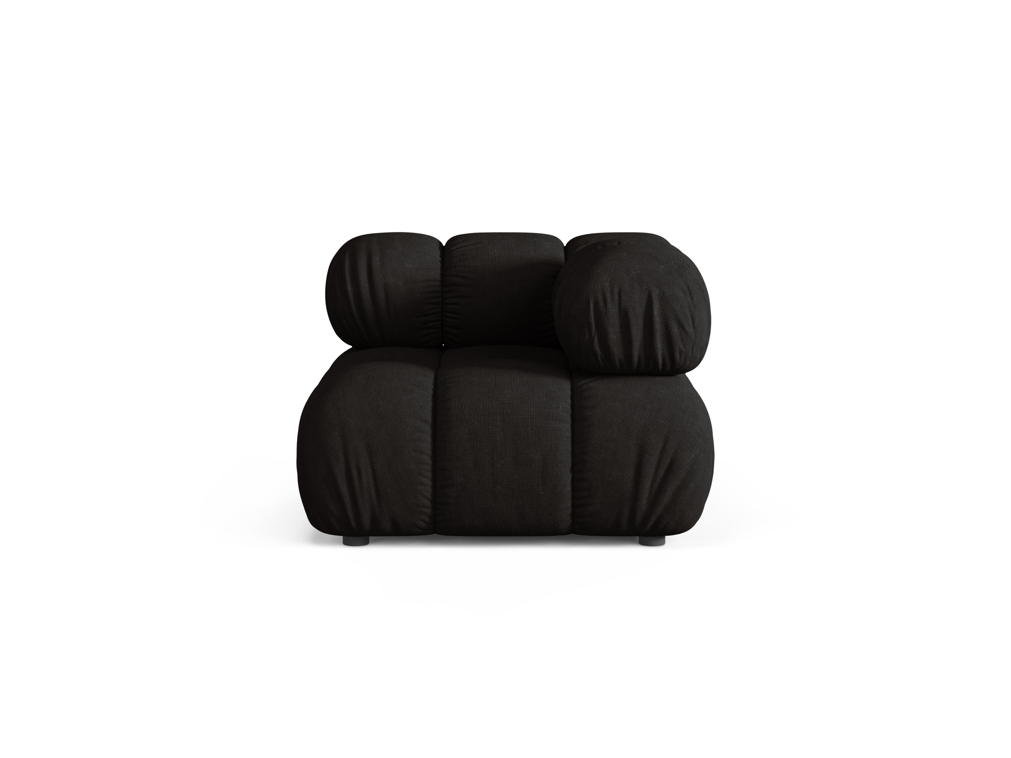 Modulares Sofa BELLIS - schwarzes Eckmodul