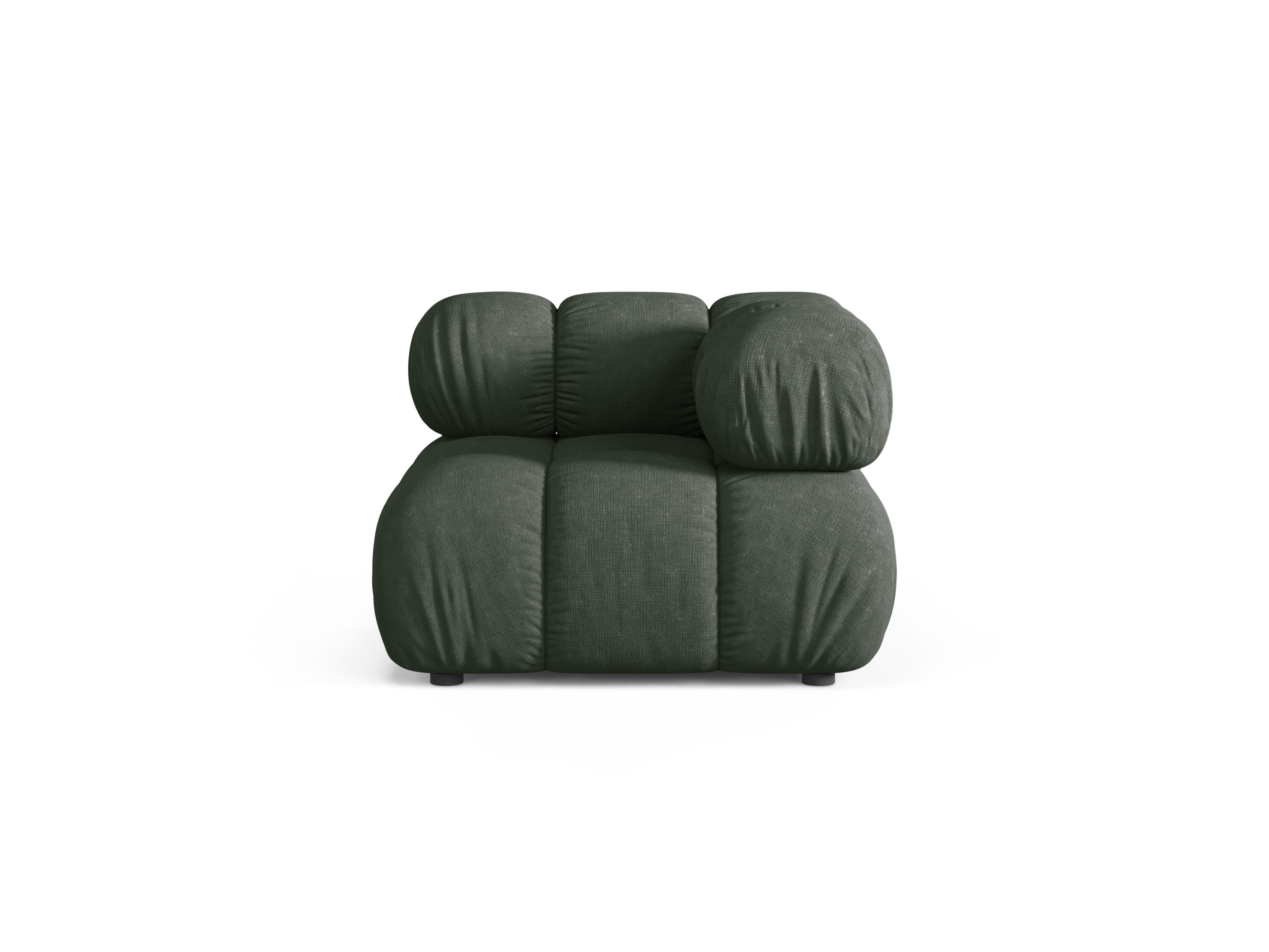Modulares Sofa BELLIS - Eckmodul in Dunkelgrün