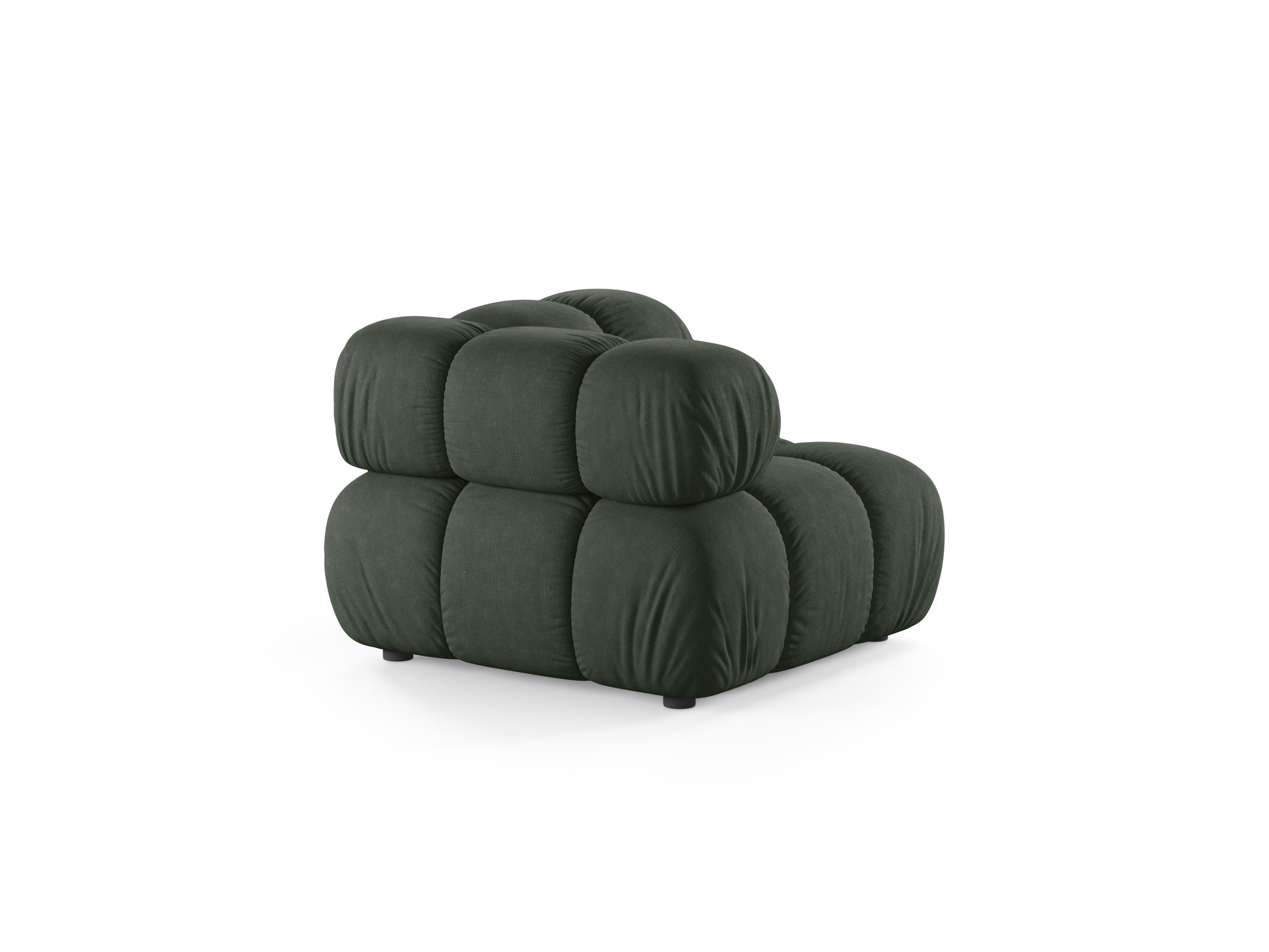 Modulares Sofa BELLIS - Eckmodul in Dunkelgrün