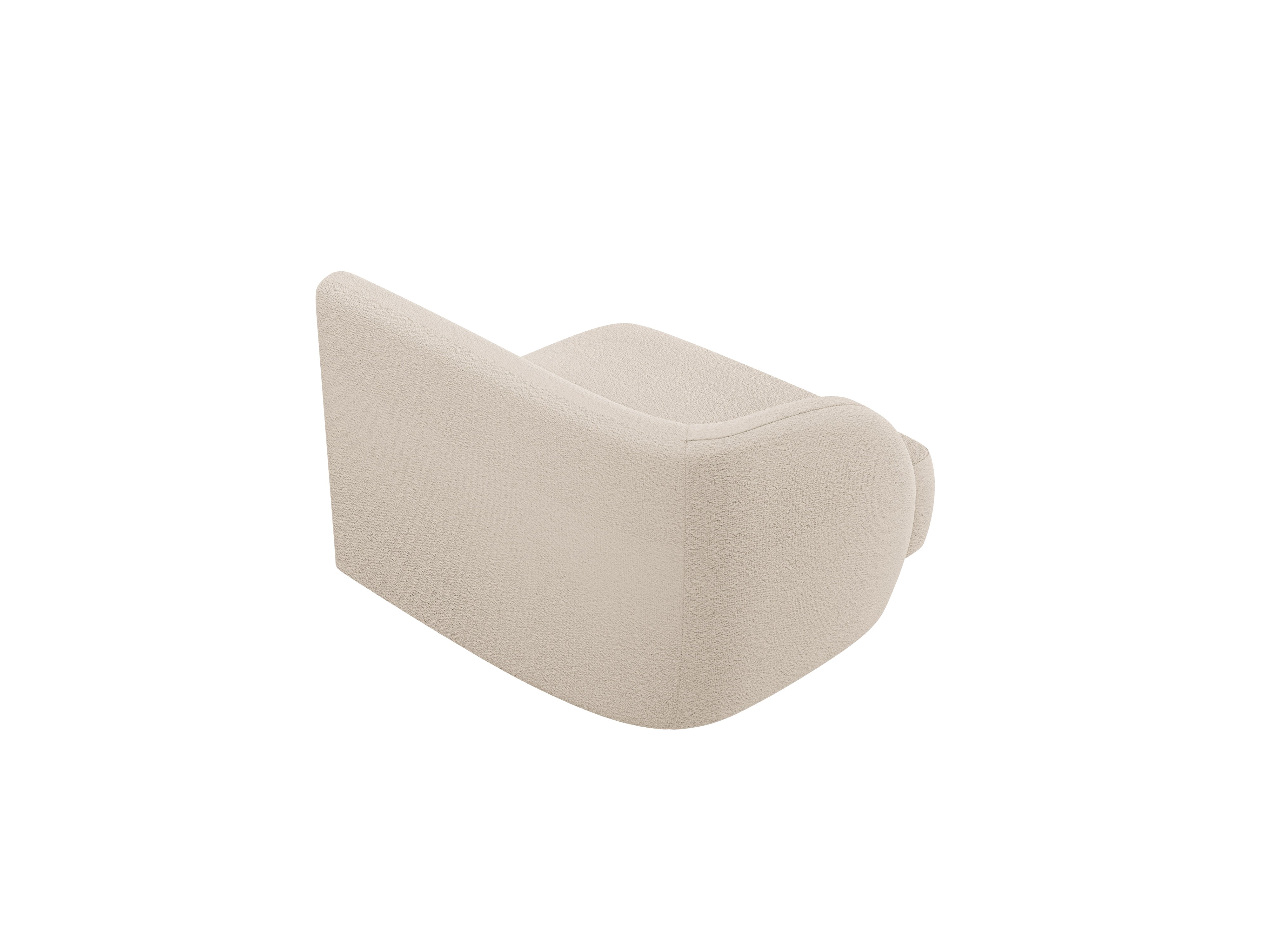 Modulsofa MILEY - linkes Element in beigem Boucle